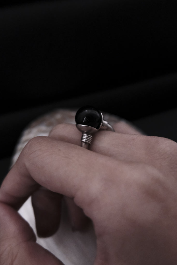 Onyx Statement Ring - 8号