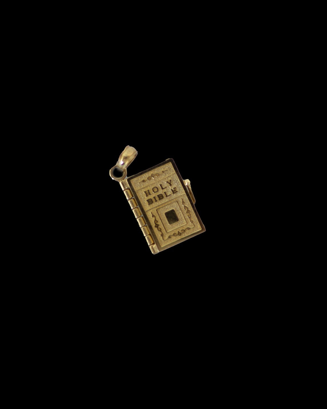 14K Charm- Holy Bible
