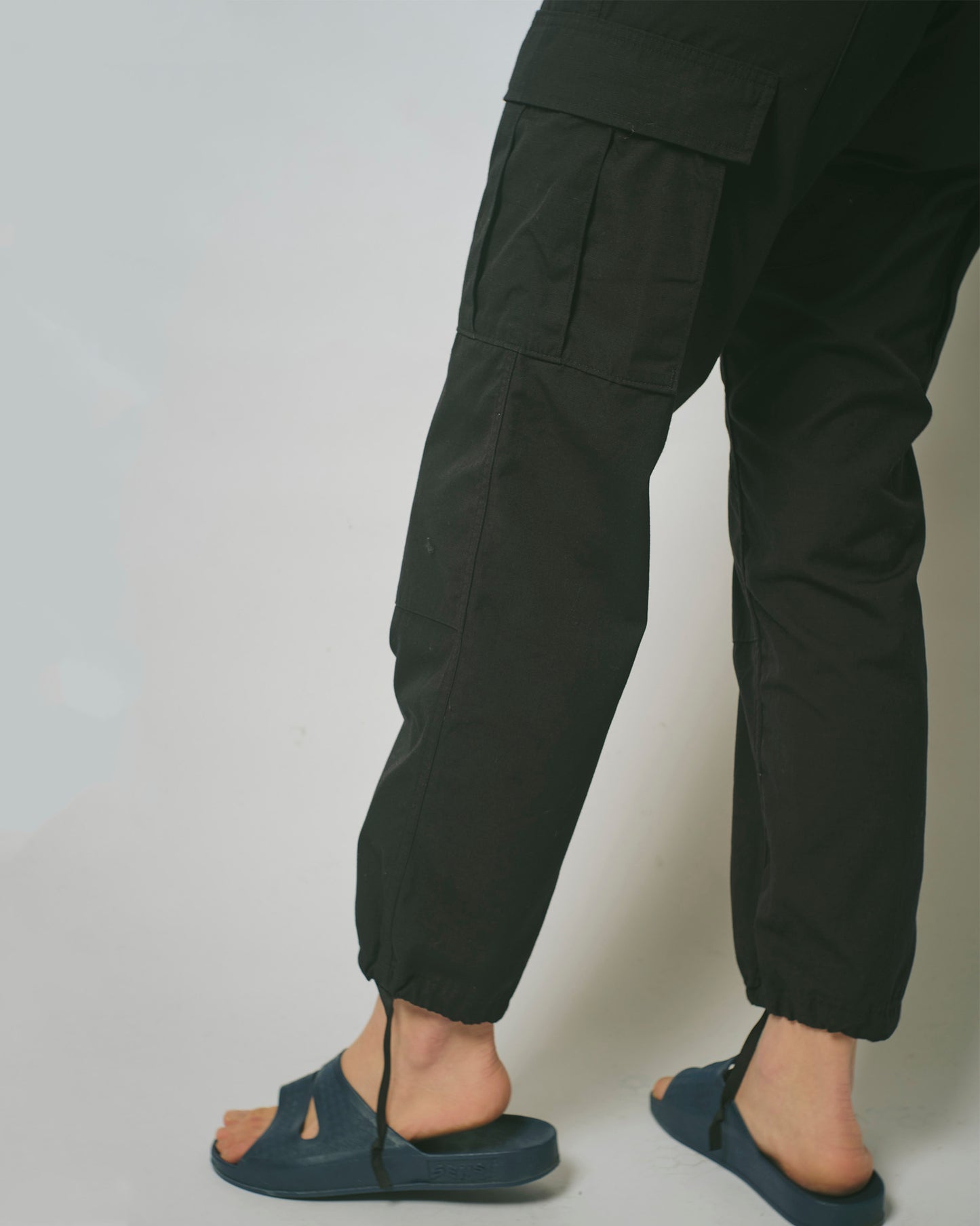 US Cotton x Poly 6 Pockets Pants Black