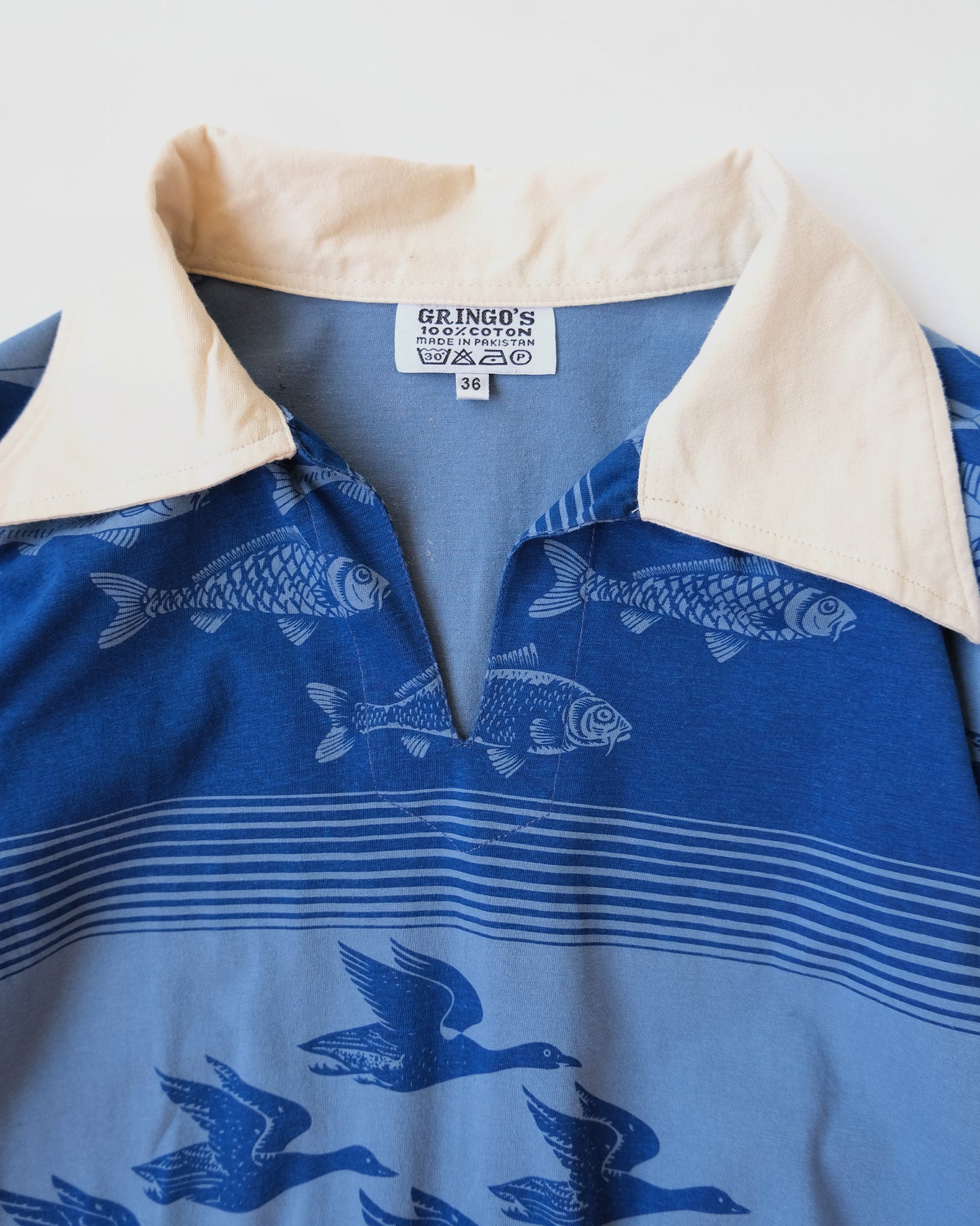 Art Printed S/S Cotton Polo