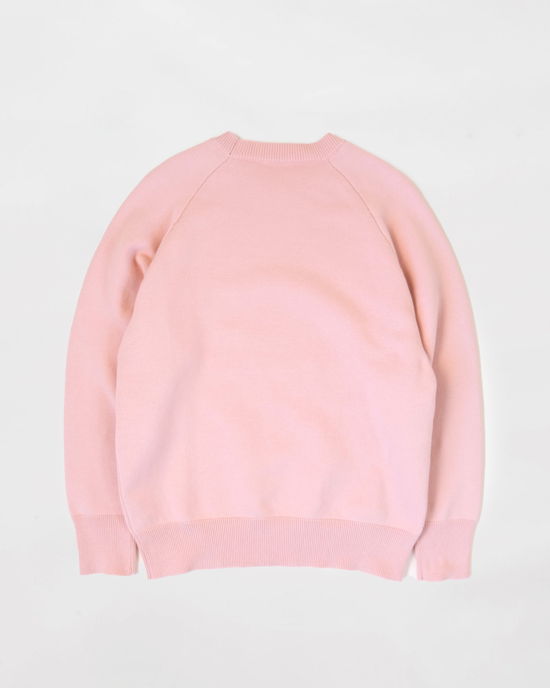 404 Paled Color Crew Neck Sweater by RYE TENDER - Pink