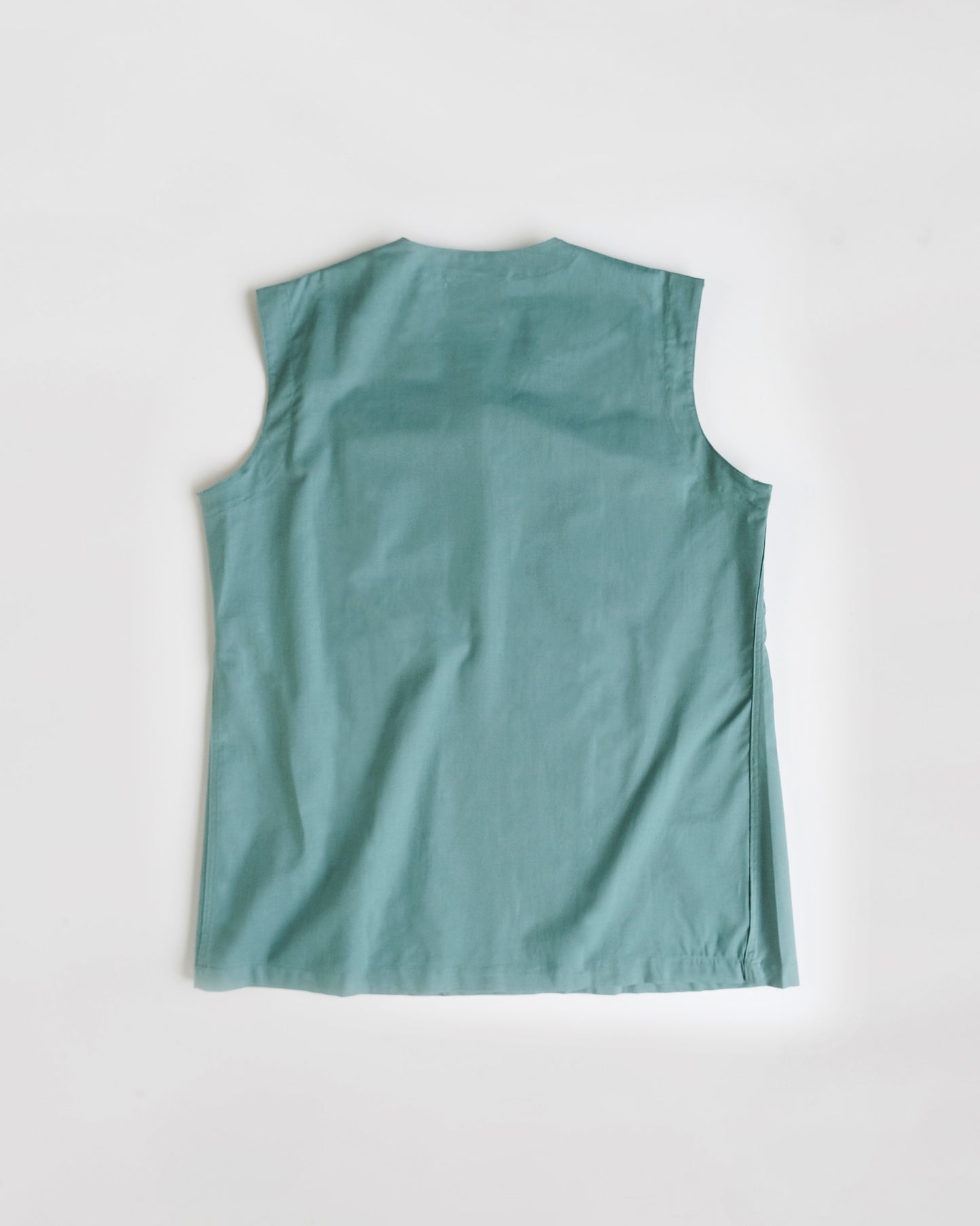 Blue Cotton Vest