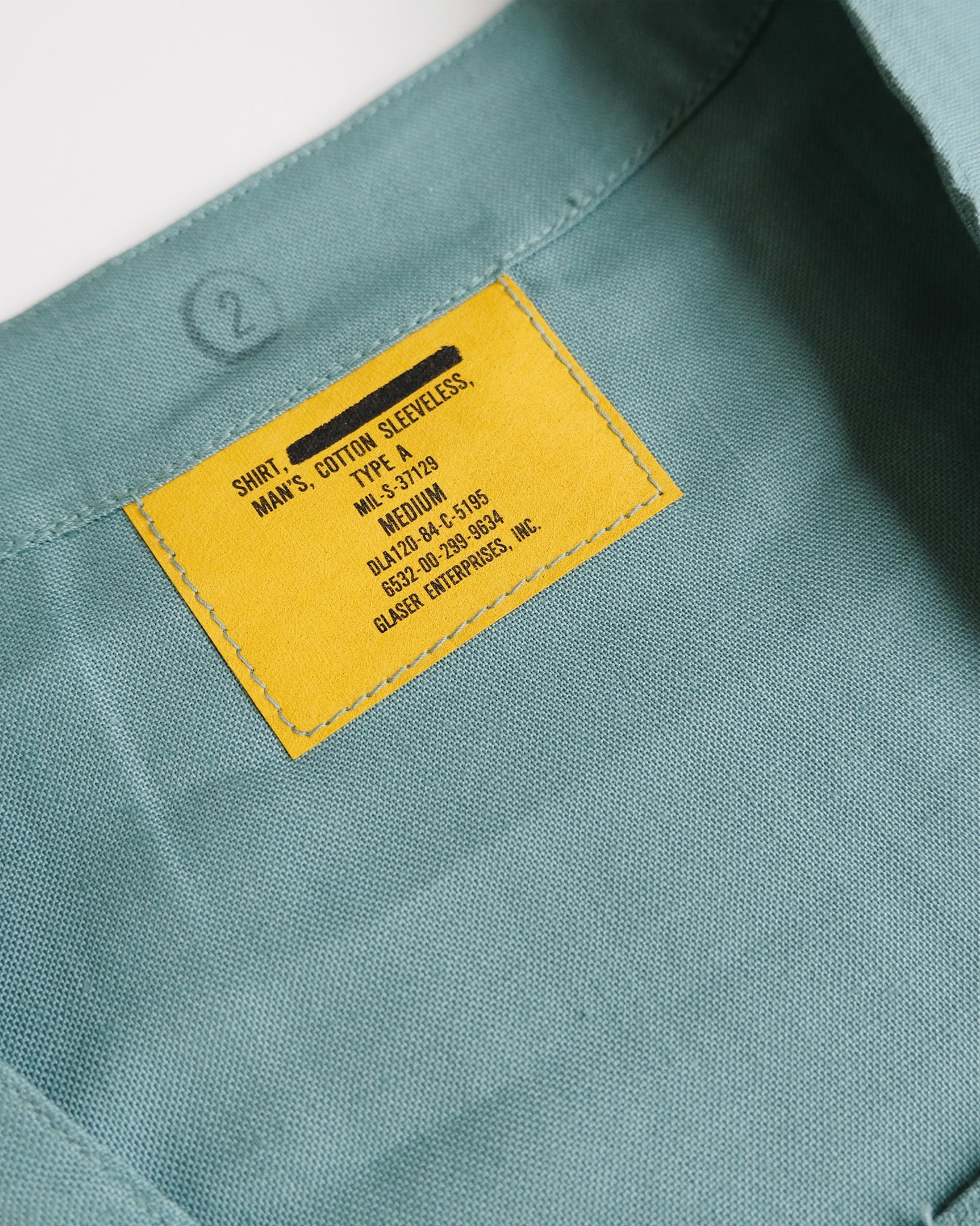 Blue Cotton Vest