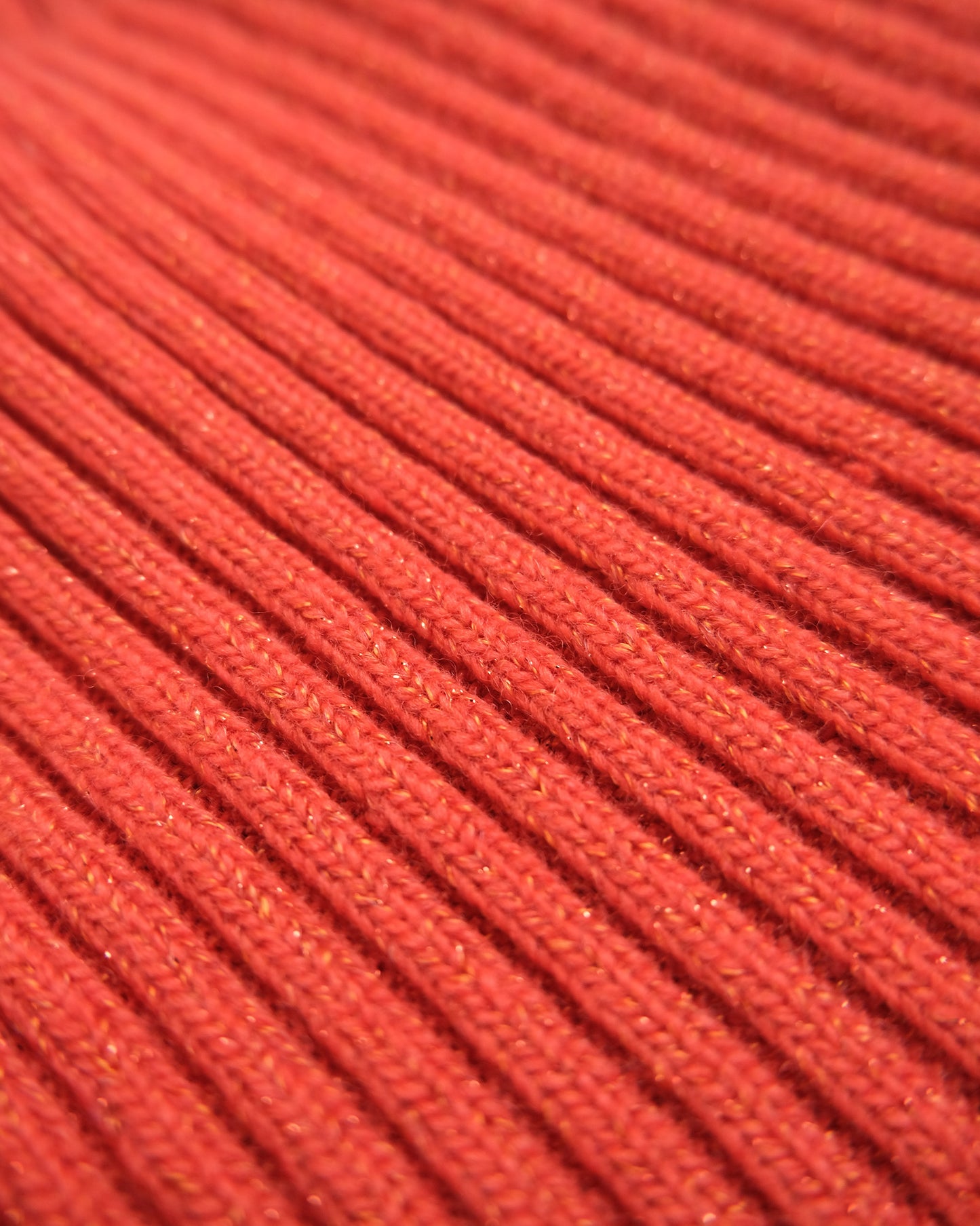 404 High Neck Bicolor Sweater by RYE TENDER - Brown×Orange