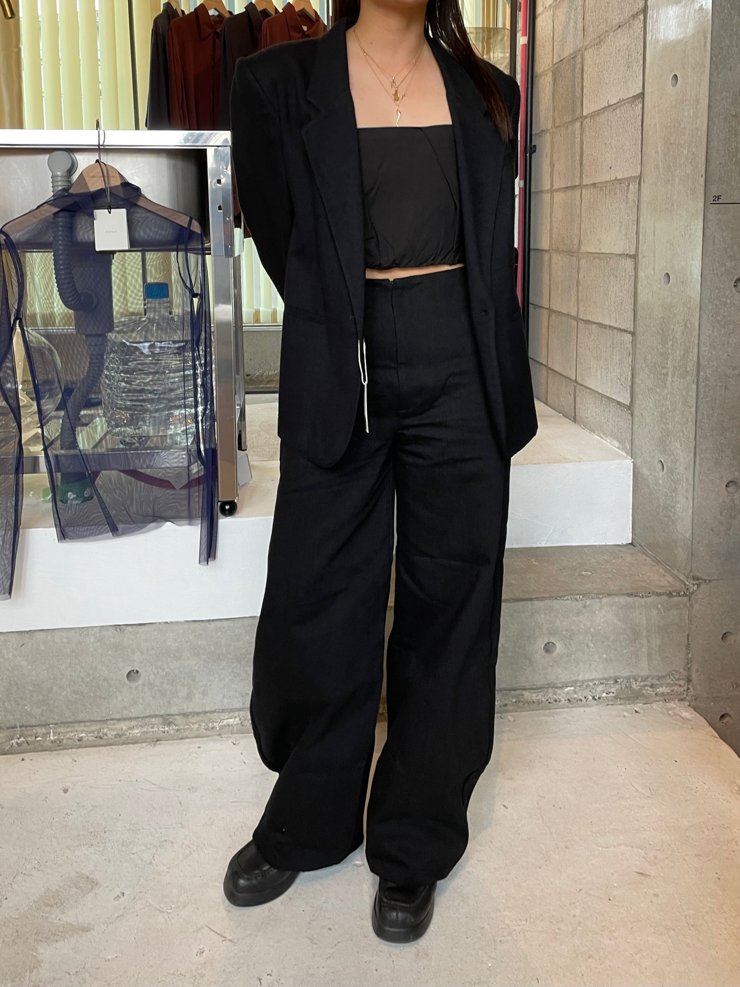Cocoon Shape Trousers