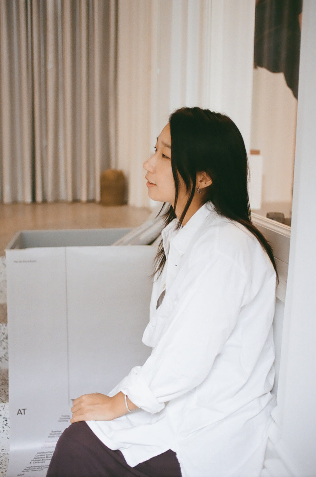 Swedish Pullover Shirt White