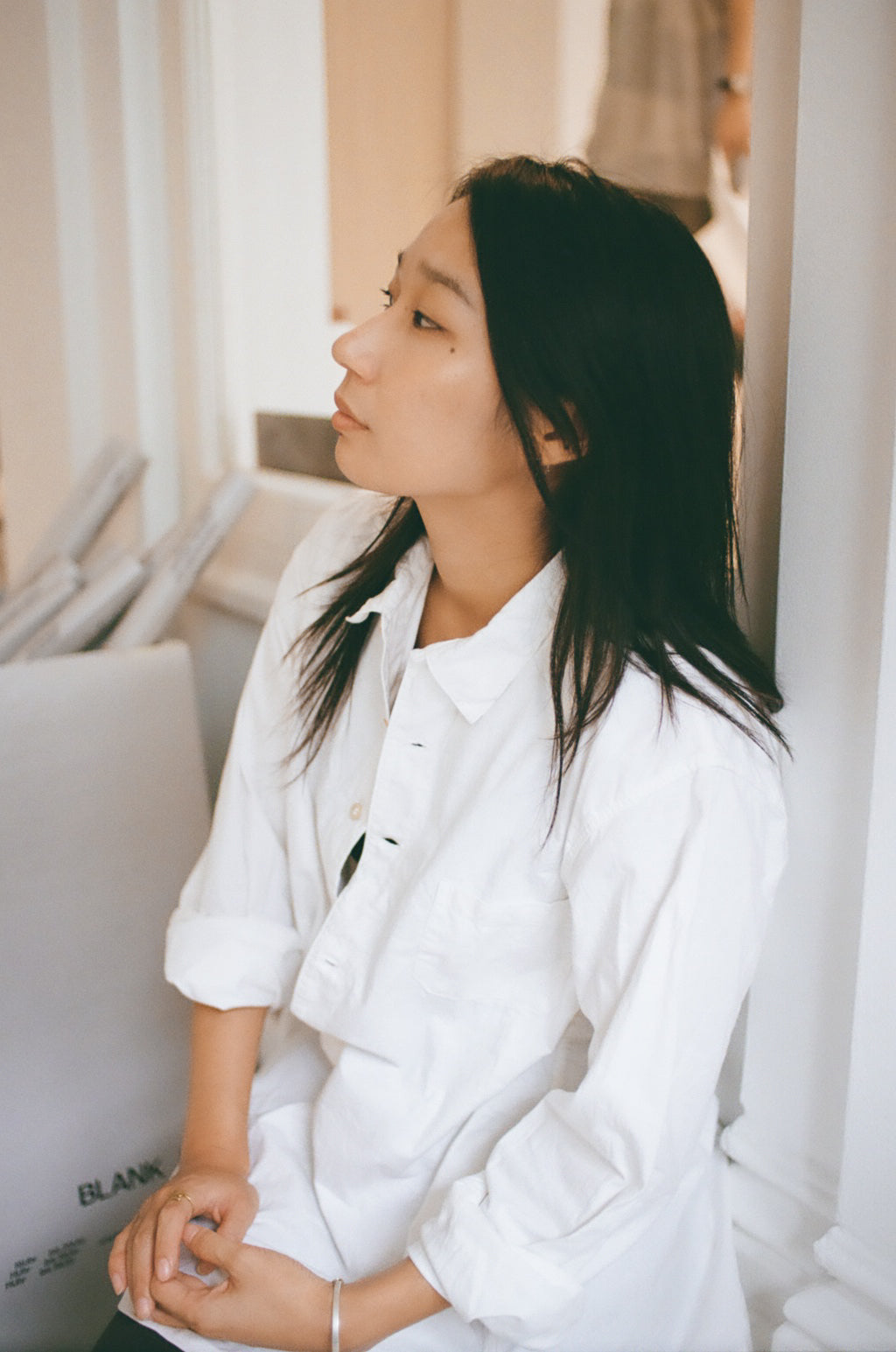 Swedish Pullover Shirt White