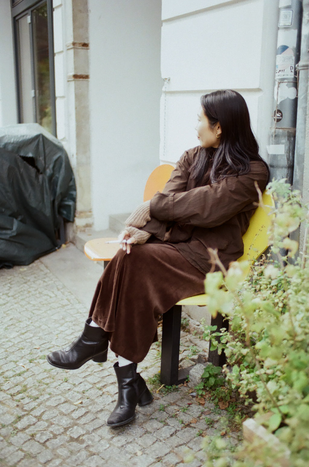 Over-dyed Chez Jacket Brown