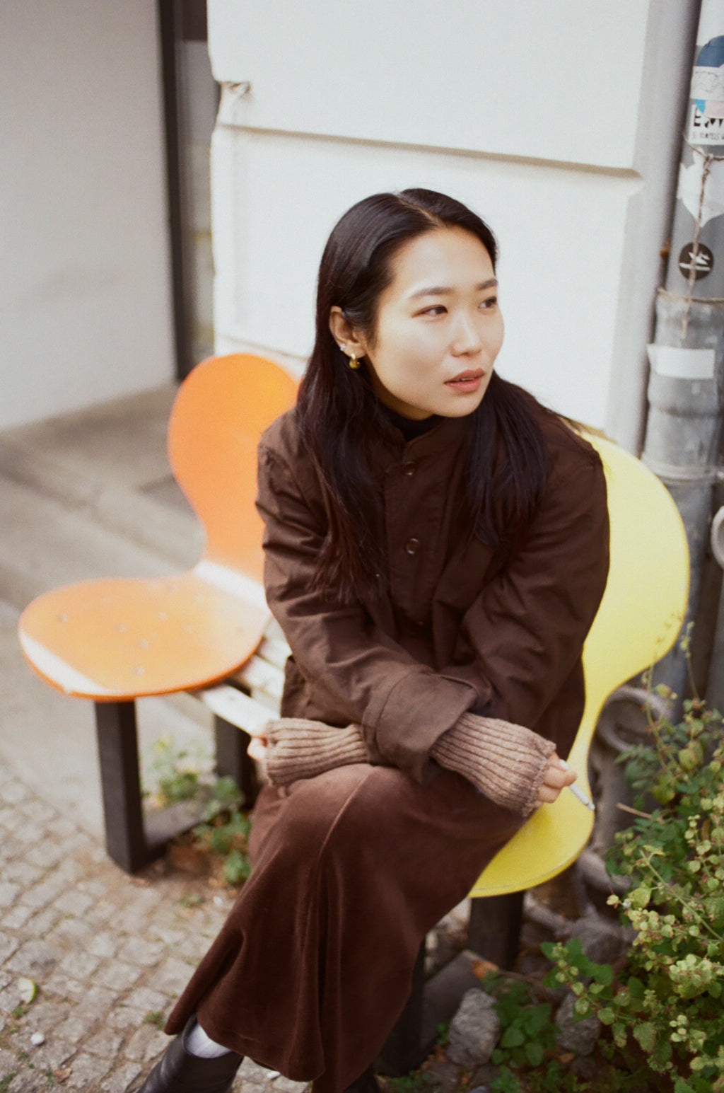 Over-dyed Chez Jacket Brown