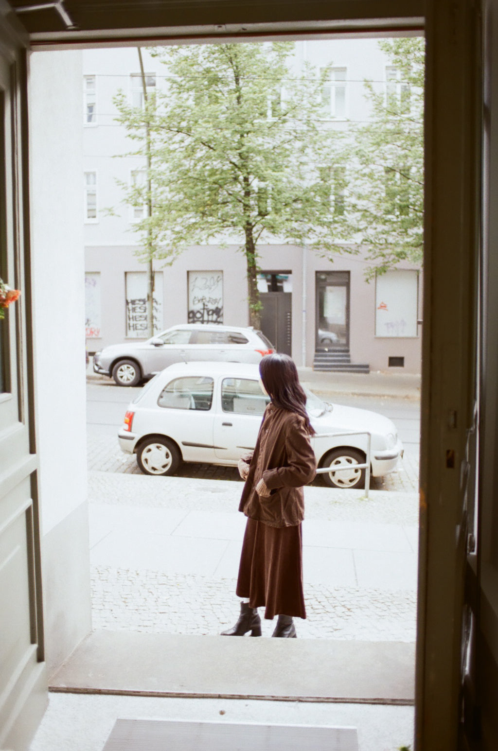 Over-dyed Chez Jacket Brown