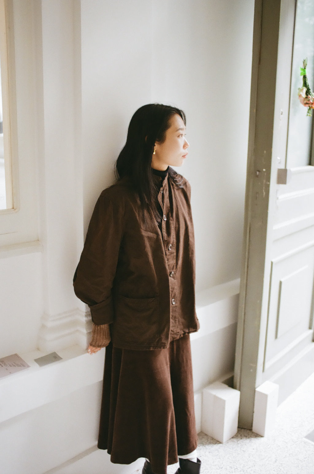 Over-dyed Chez Jacket Brown