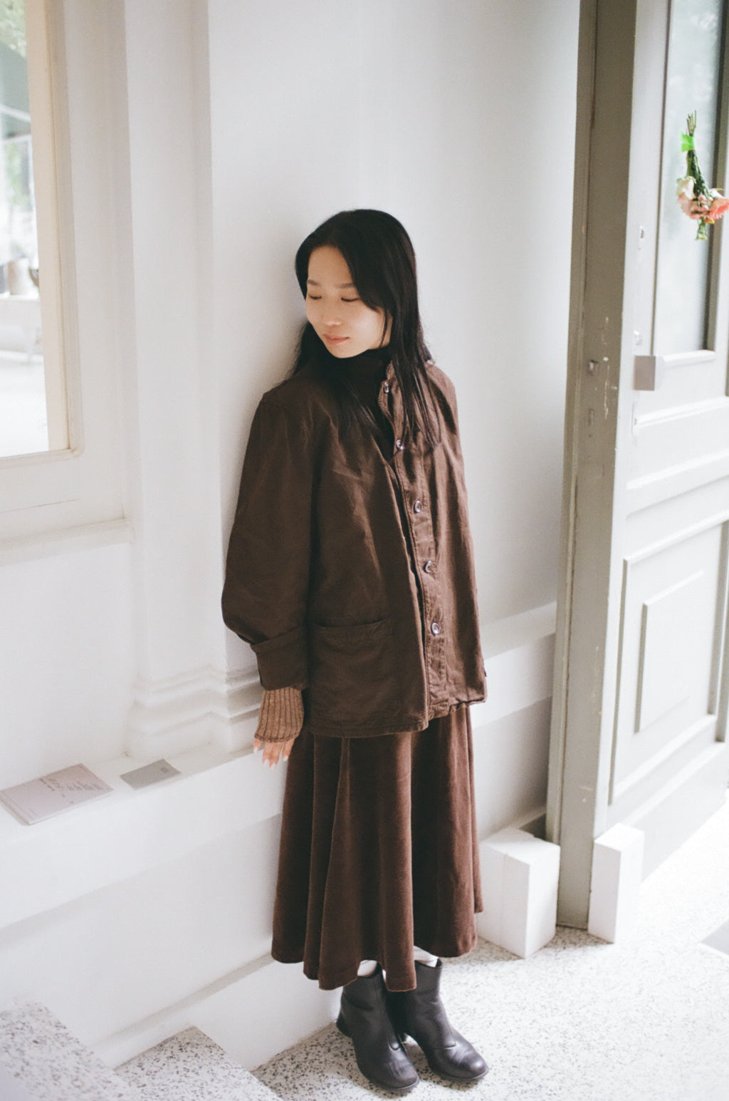 Over-dyed Chez Jacket Brown