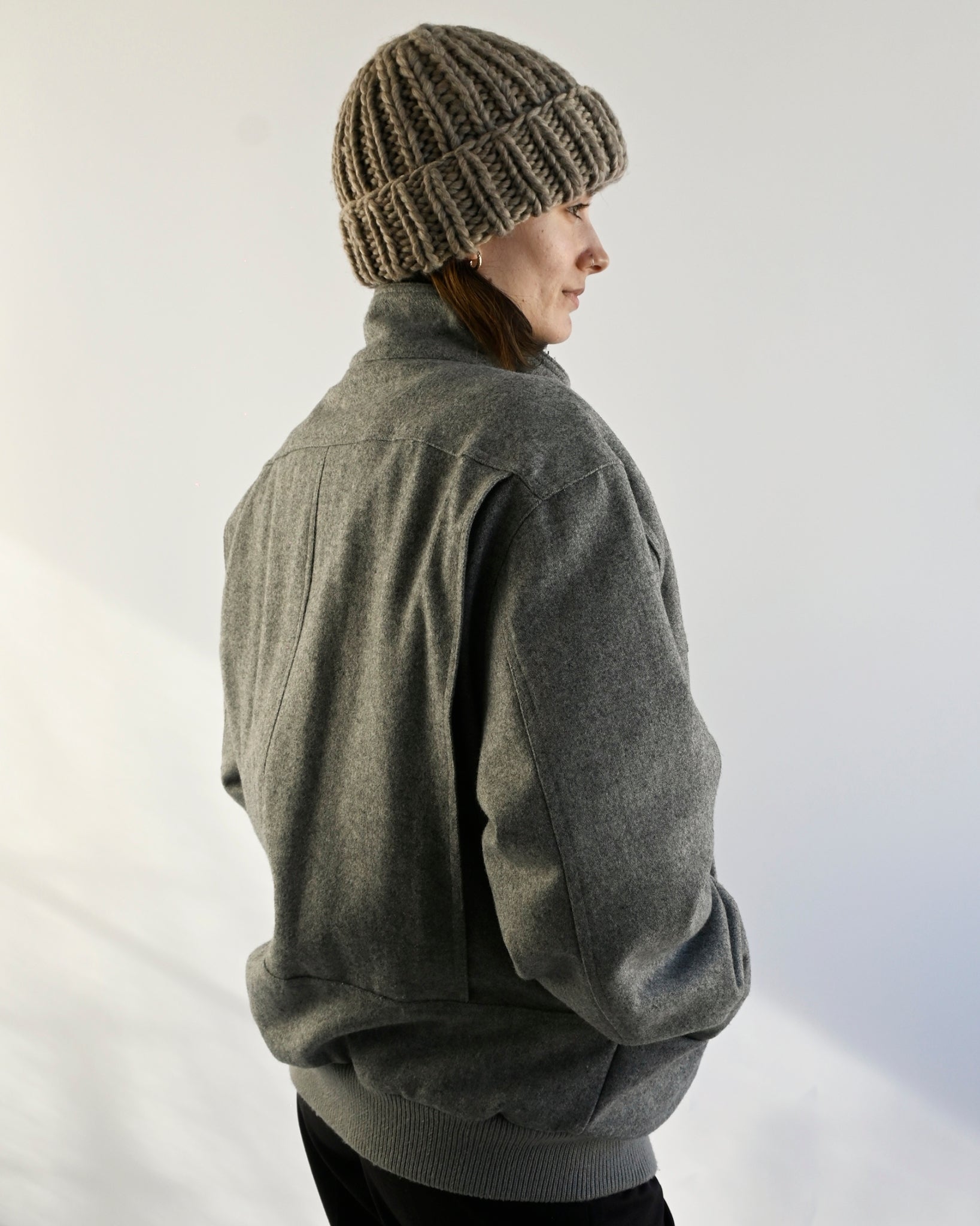 Wool Blouson Jacket