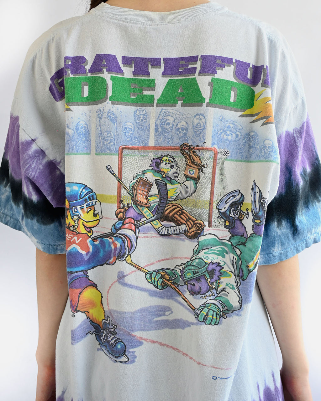 Printed Tee "Liquid Blue"