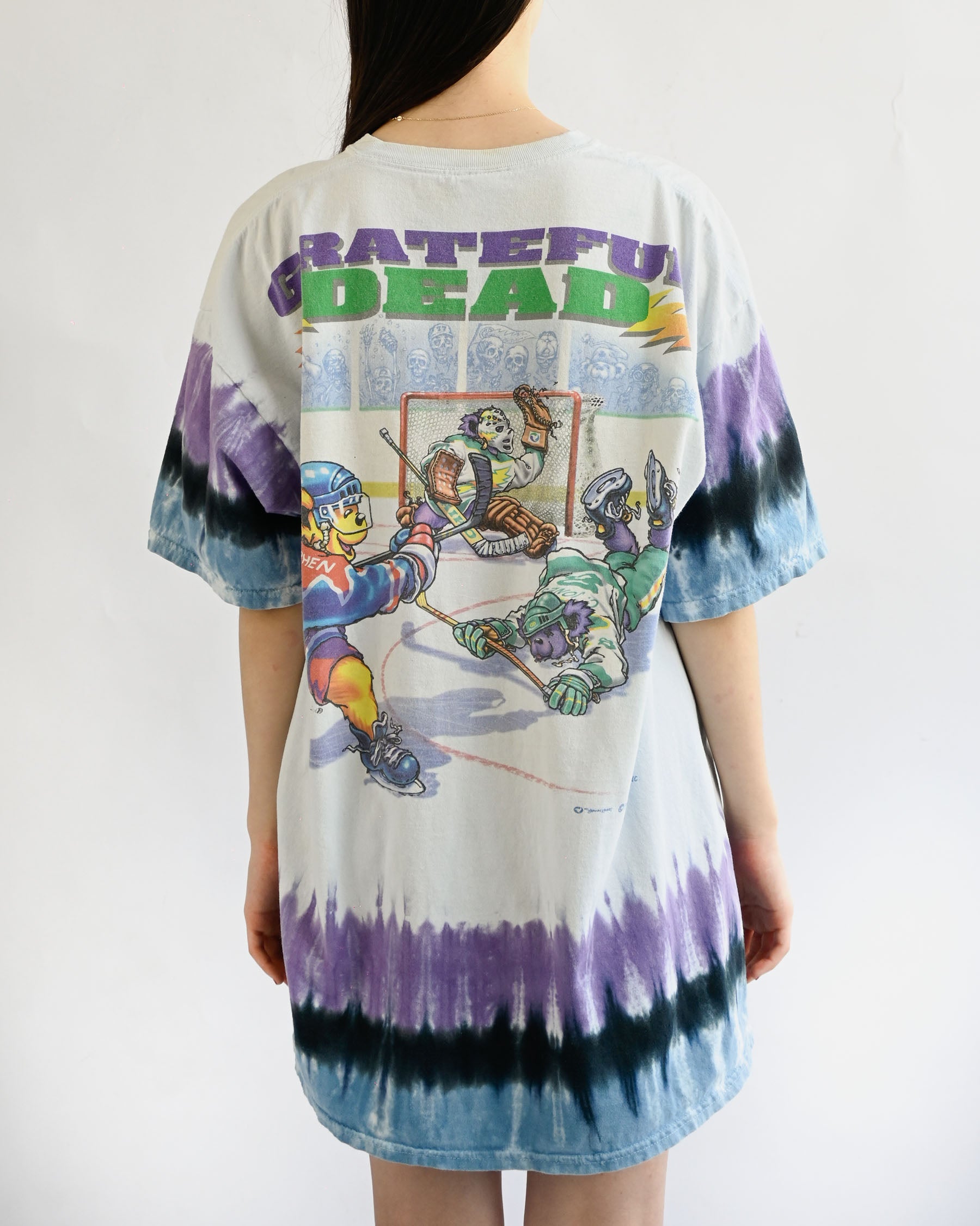 Printed Tee "Liquid Blue"
