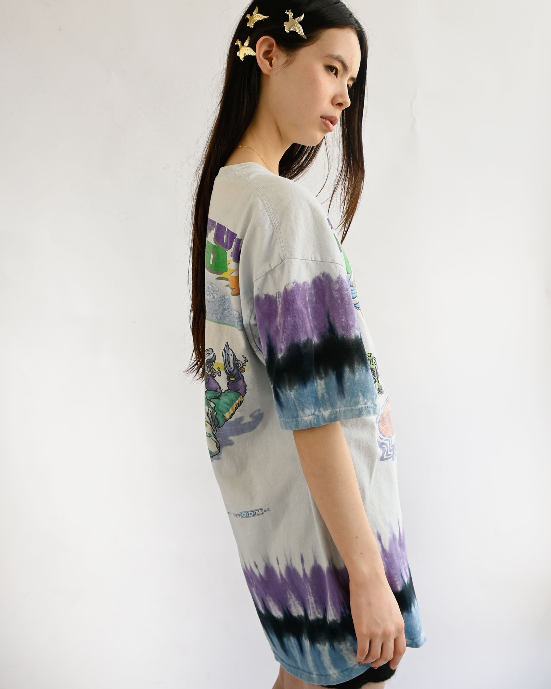 Printed Tee "Liquid Blue"