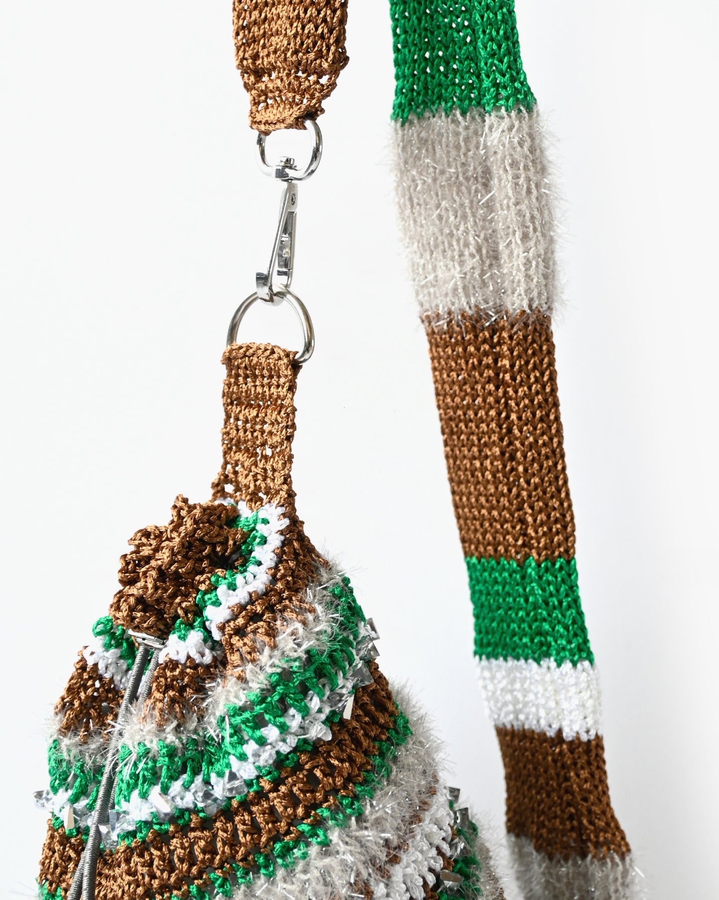 Hand Knitting Shoulder Bag 02