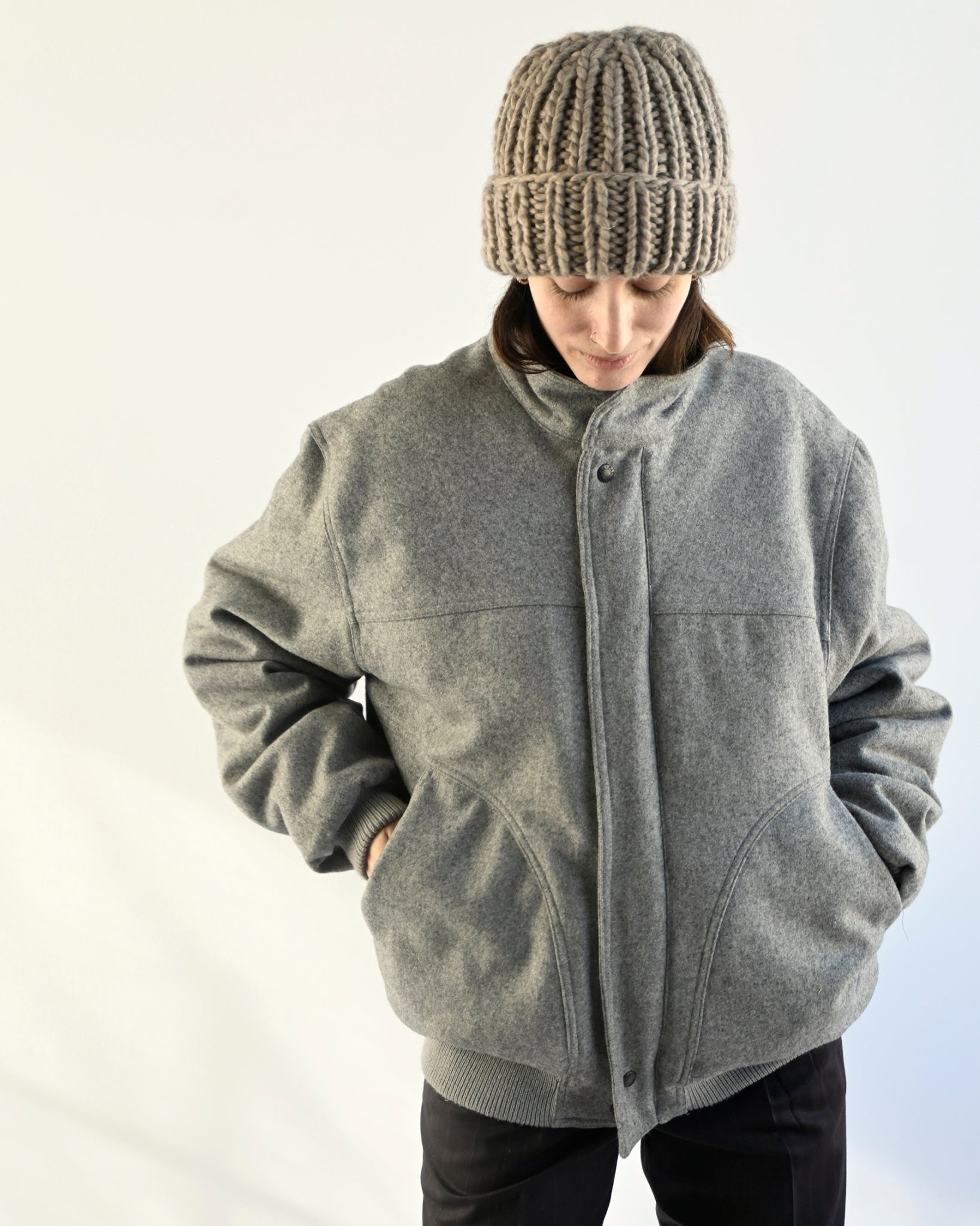 Wool Blouson Jacket