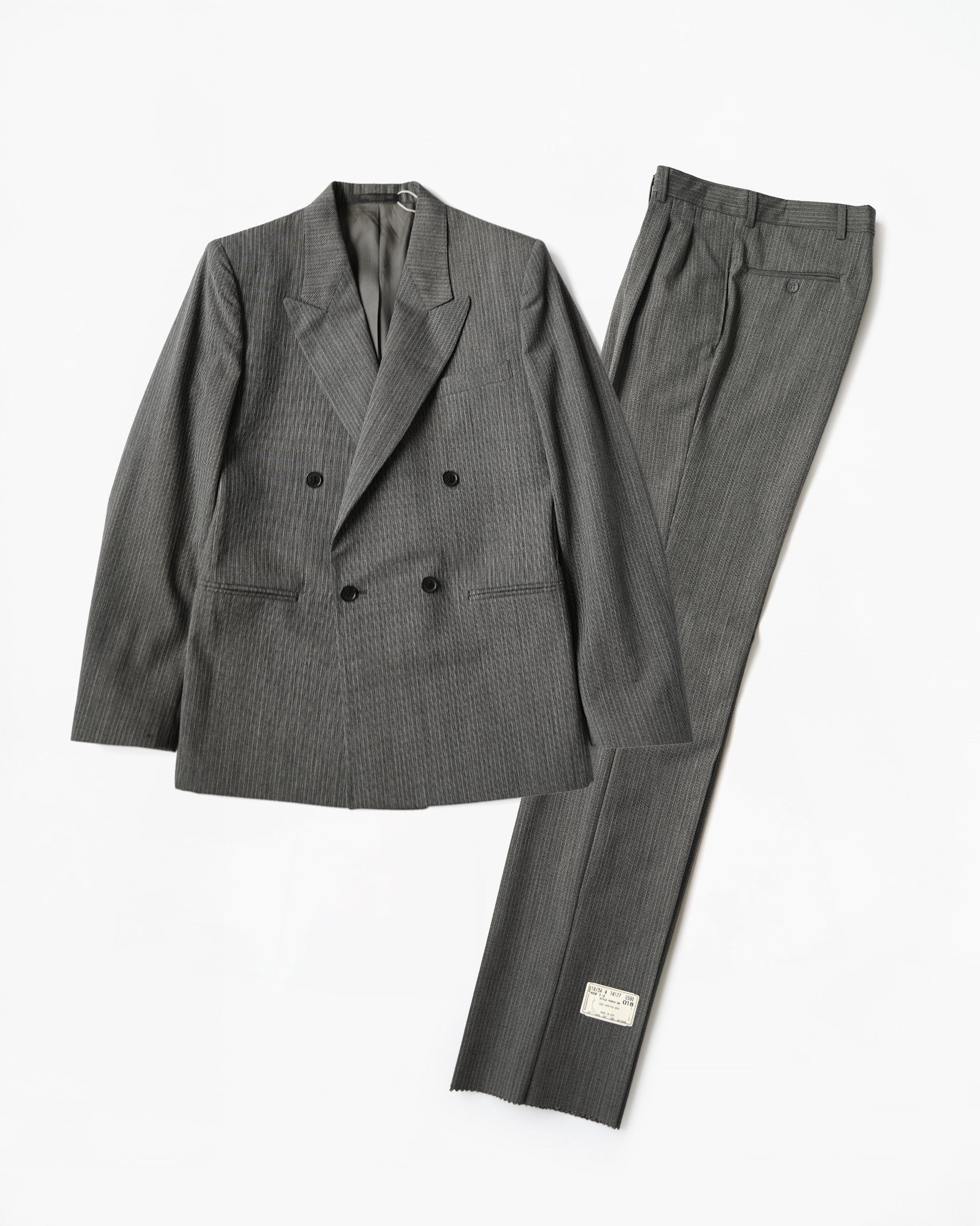 Wool Double Breasted Suit