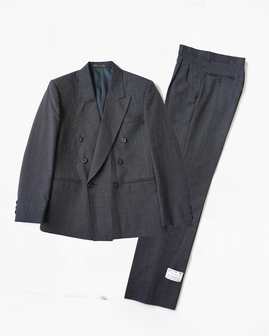 Double Breasted Suit with Pin Dots