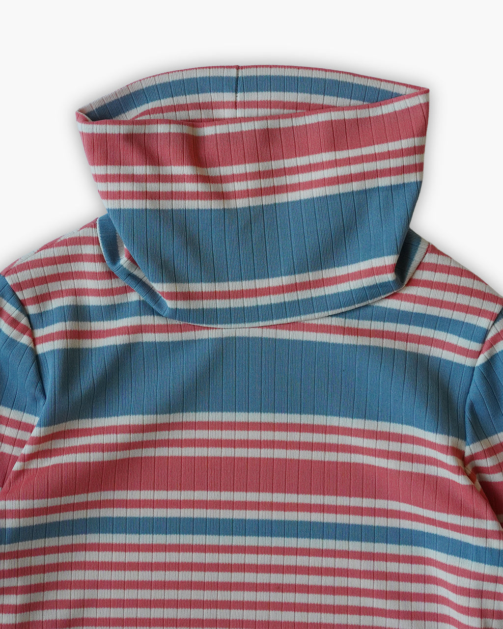 Multi Border Rib Turtle Neck