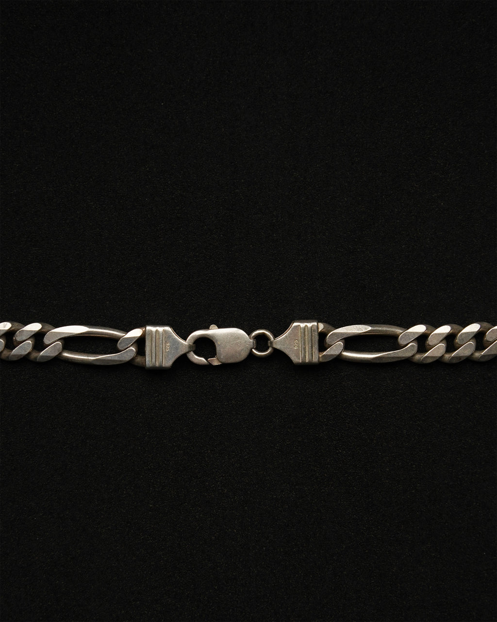 Silver 925 Figaro Chain Necklace (SVNL-26048)