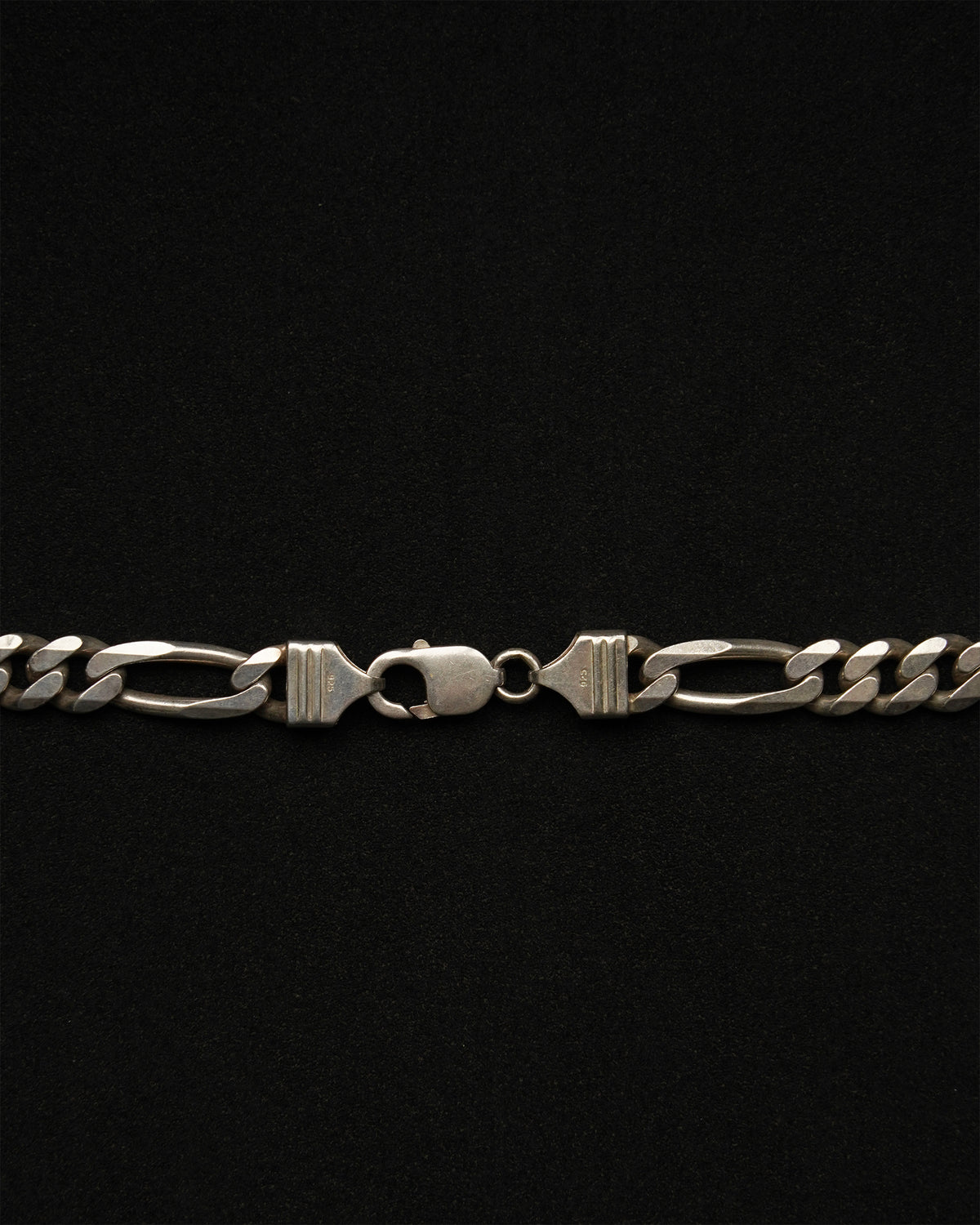 Silver 925 Figaro Chain Necklace (SVNL-26048)