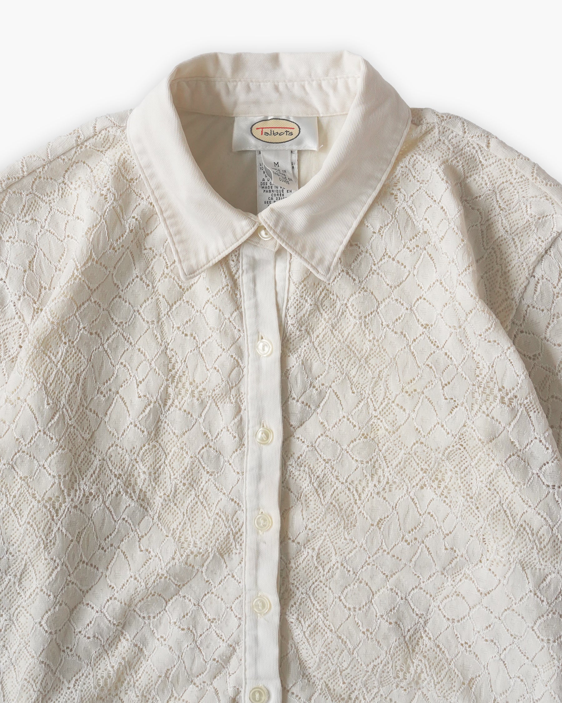 Lace Sheer L/S Shirt