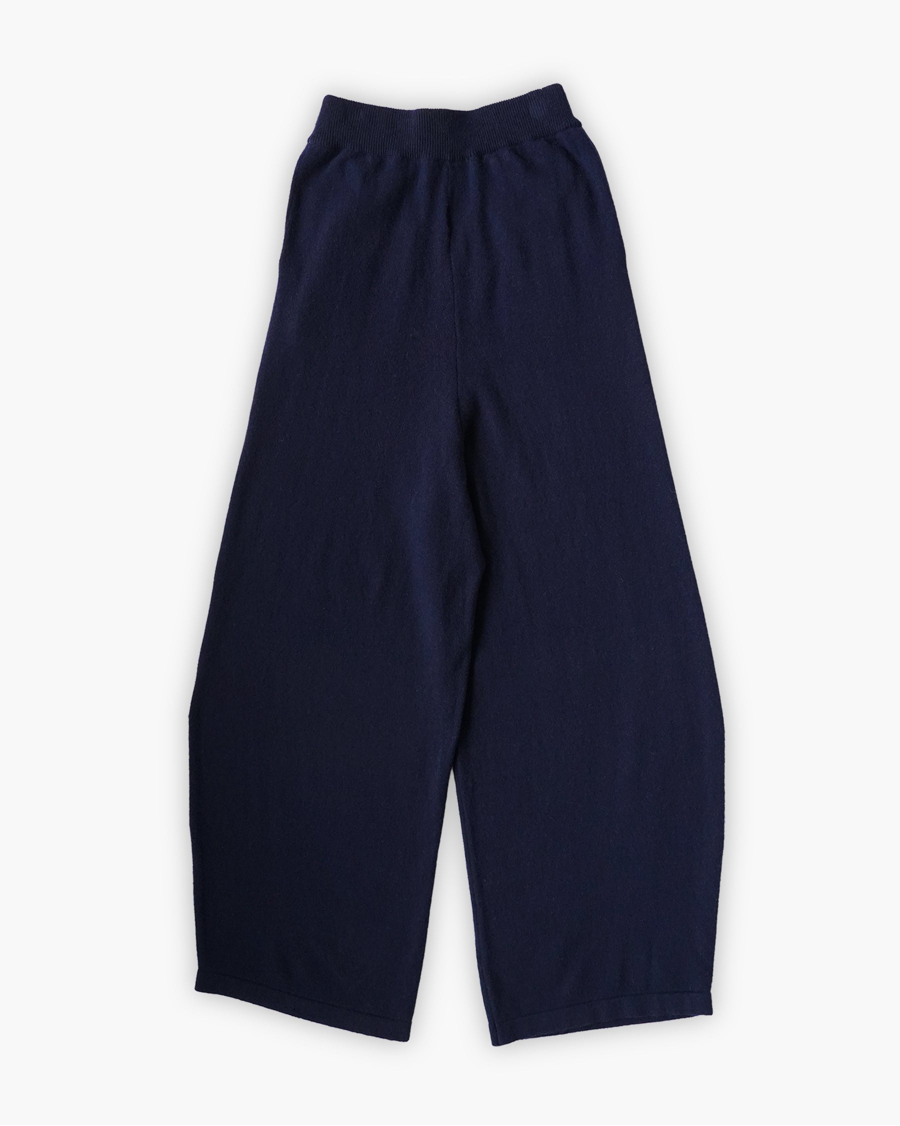 404 100% Cashmere Wide Pants - Navy