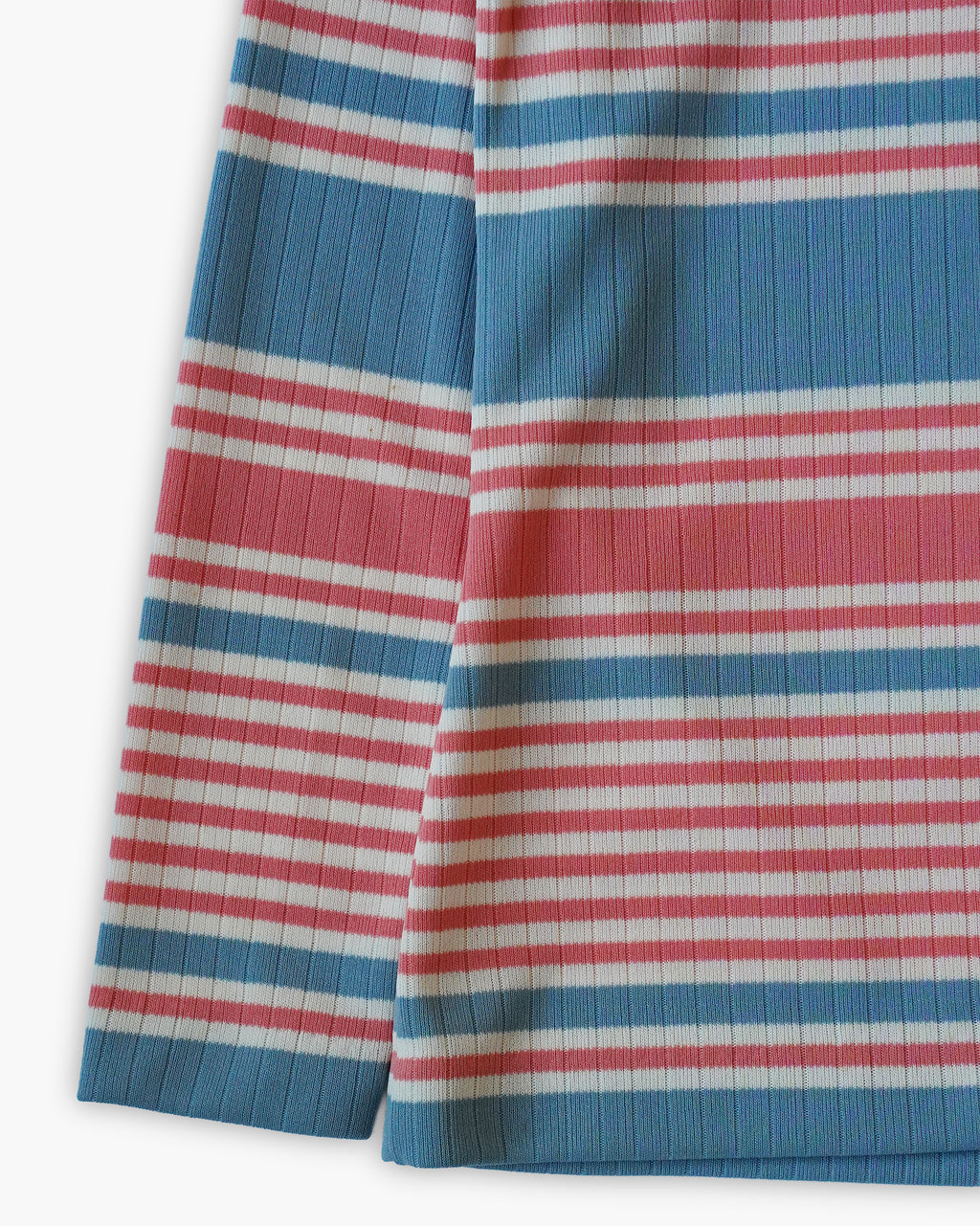 Multi Border Rib Turtle Neck