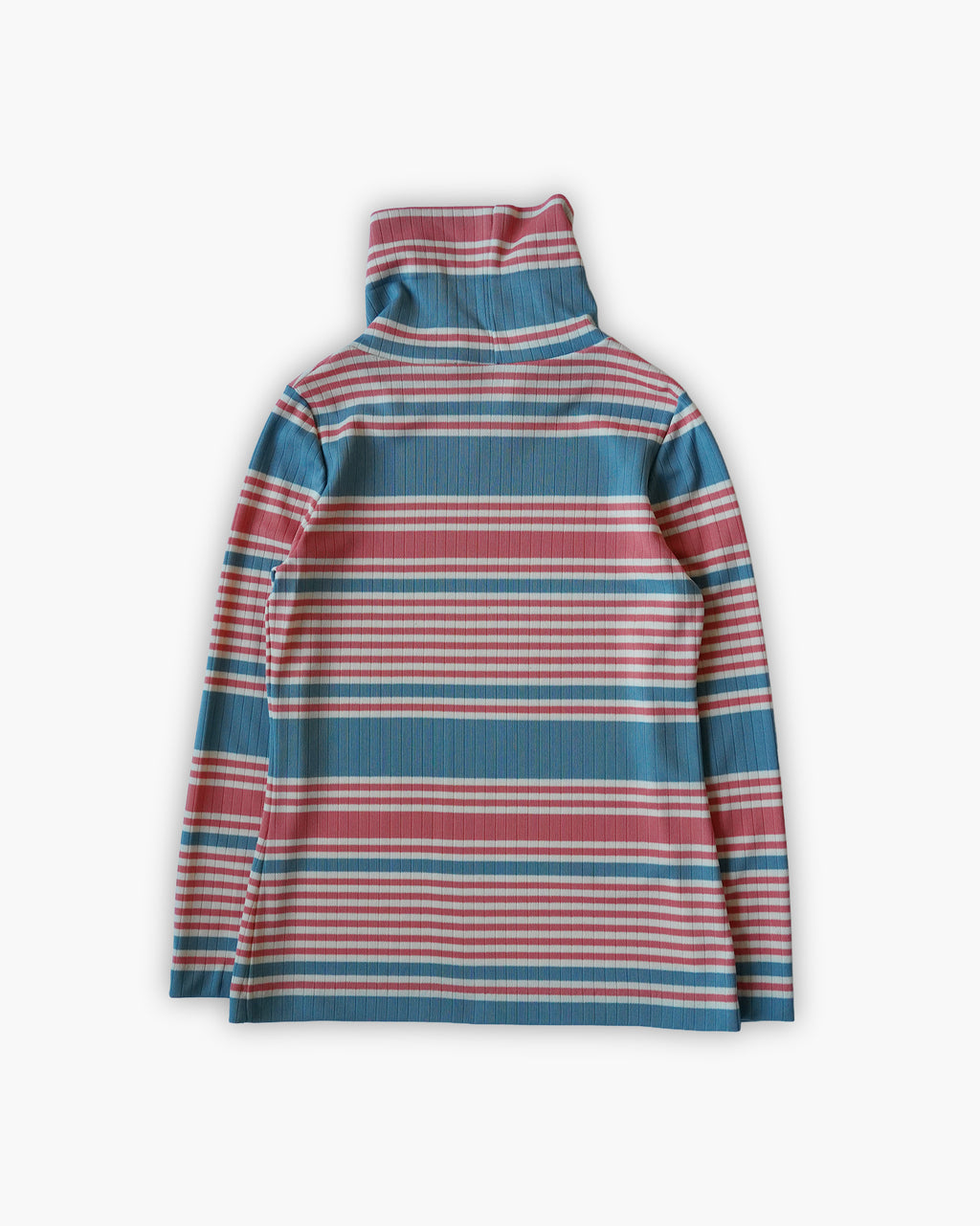 Multi Border Rib Turtle Neck