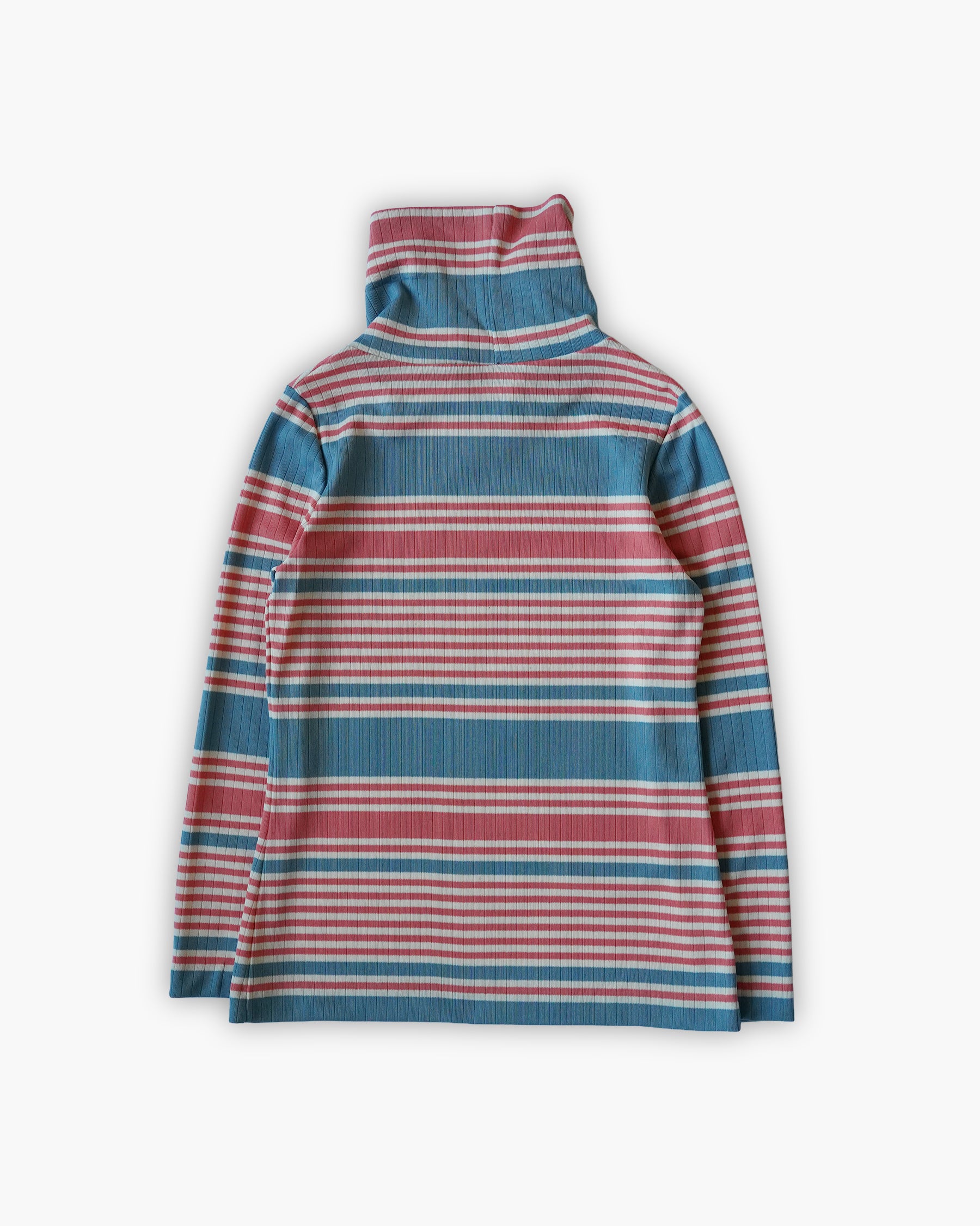 Multi Border Rib Turtle Neck