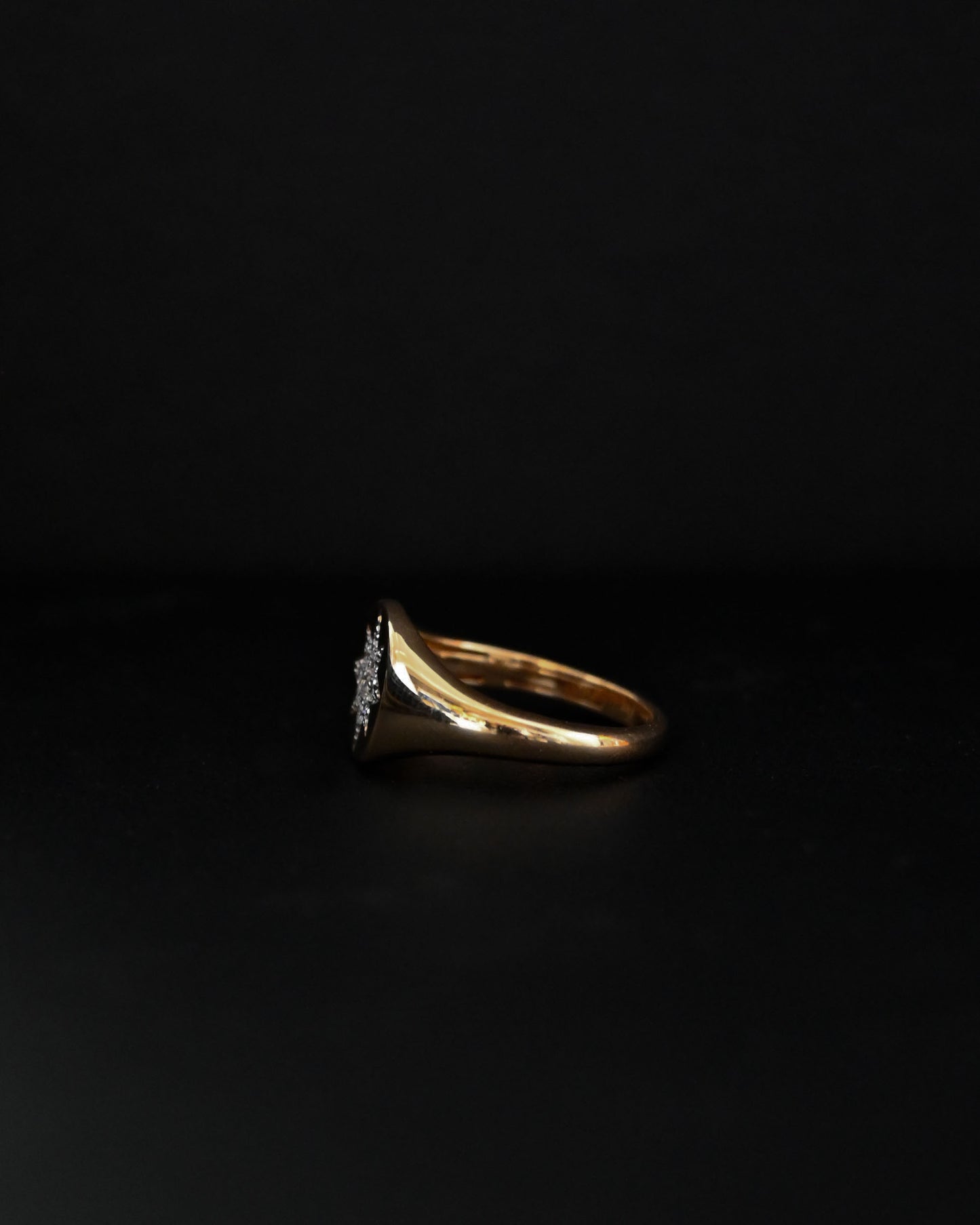 14K Gold x Diamond Ring - 7号