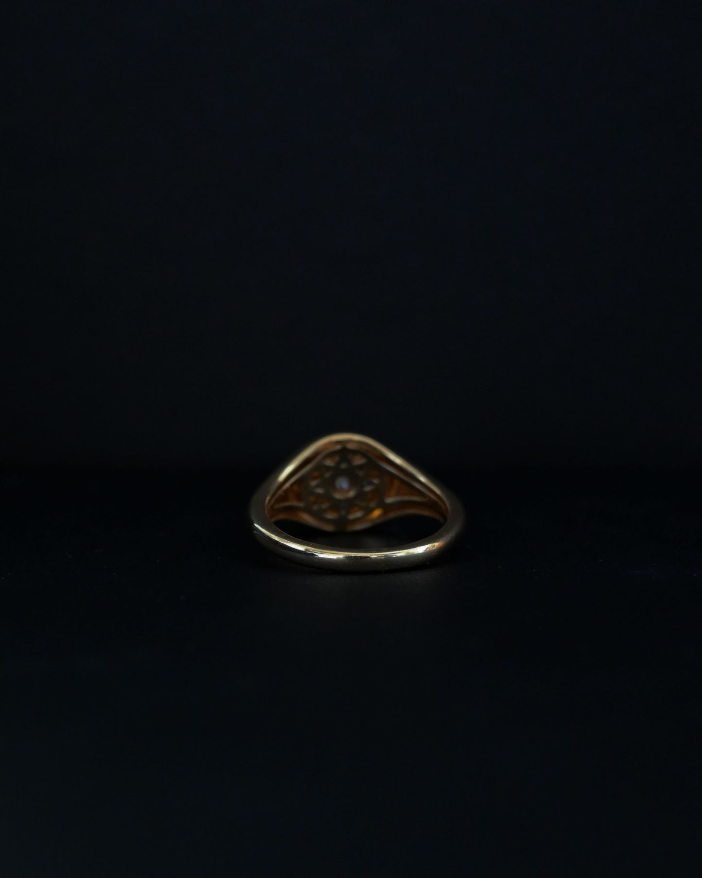 14K Gold x Diamond Ring - 7号