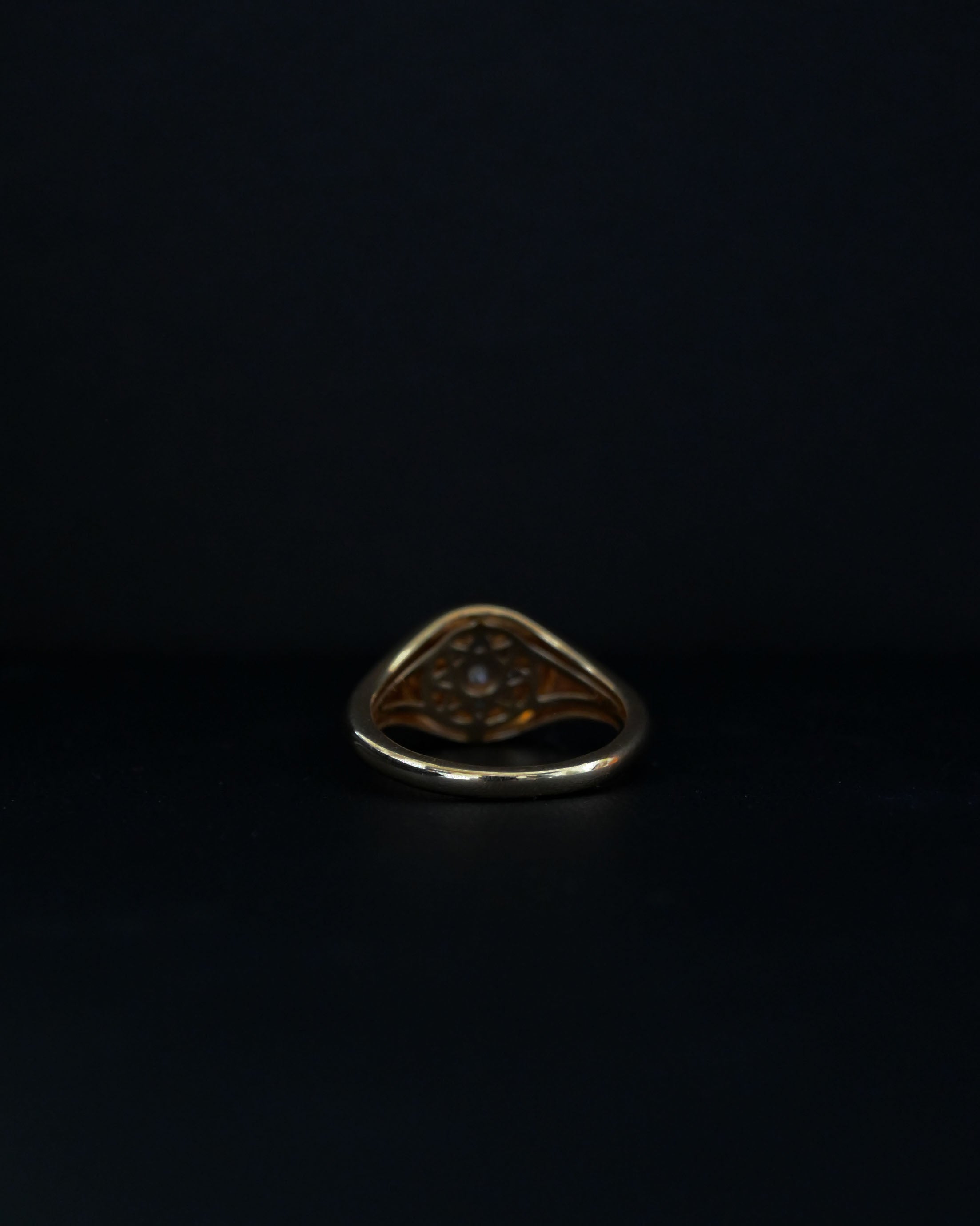 14K Gold x Diamond Ring - 7号