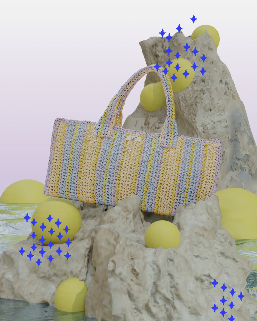 [CMM] Hand Crochet Beach Bag - #1
