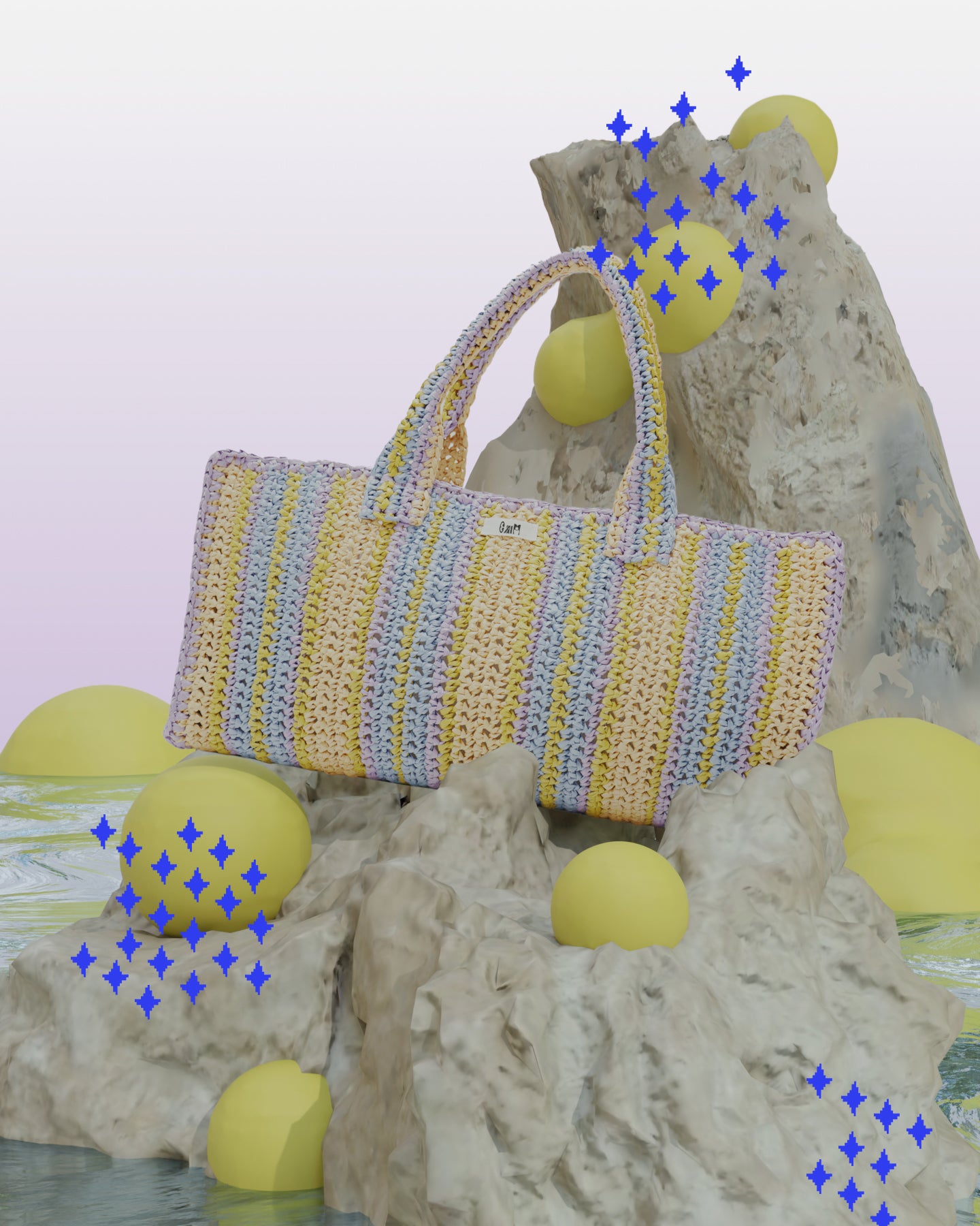 [CMM] Hand Crochet Beach Bag - #1