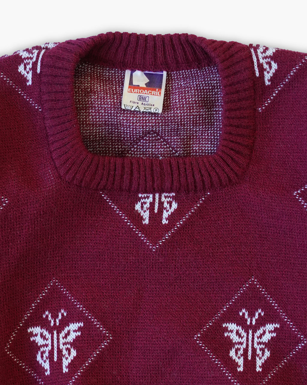 Butterfly Patterned Sweater