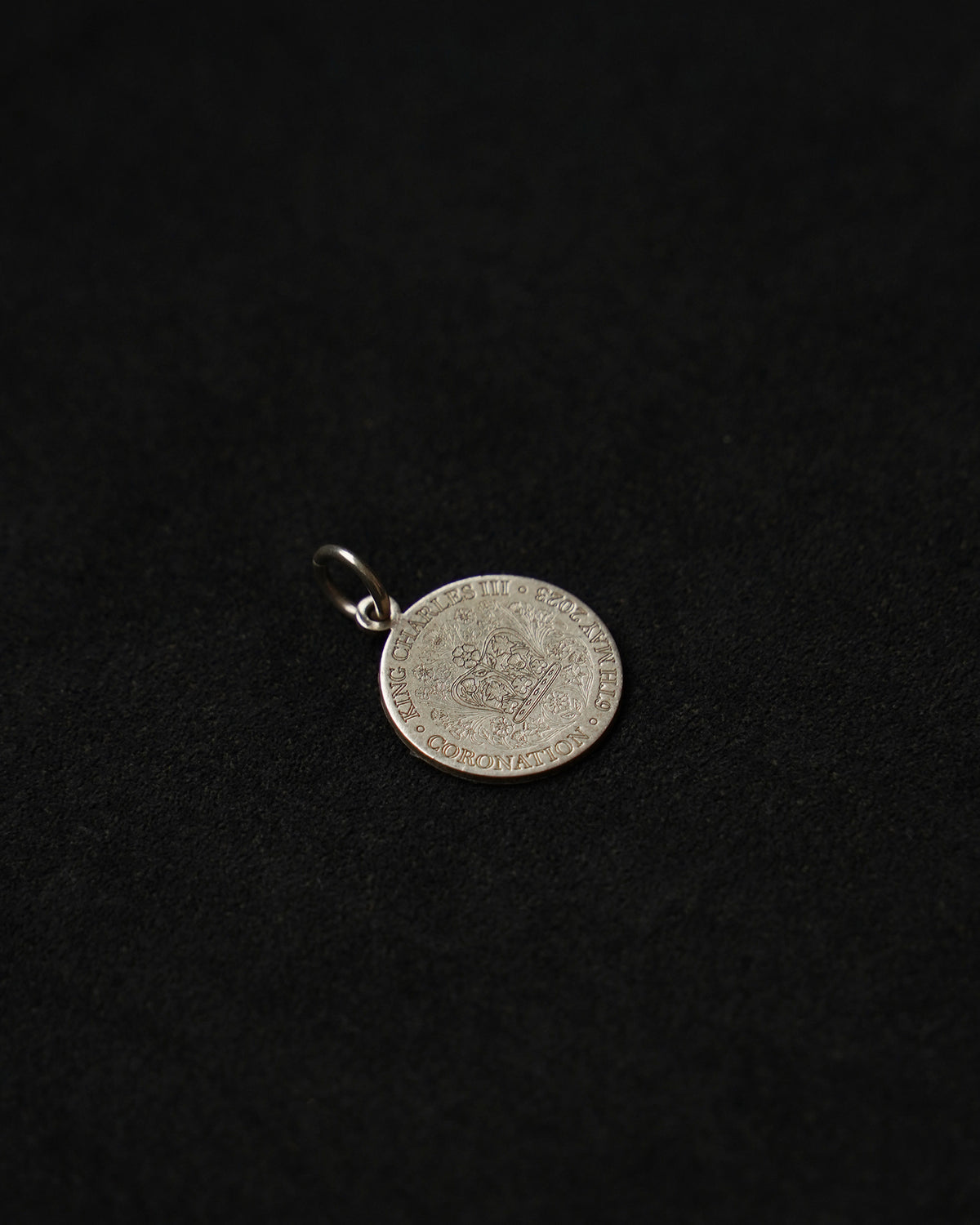 Silver Coronation Coin Charm (SVNL25025-2)