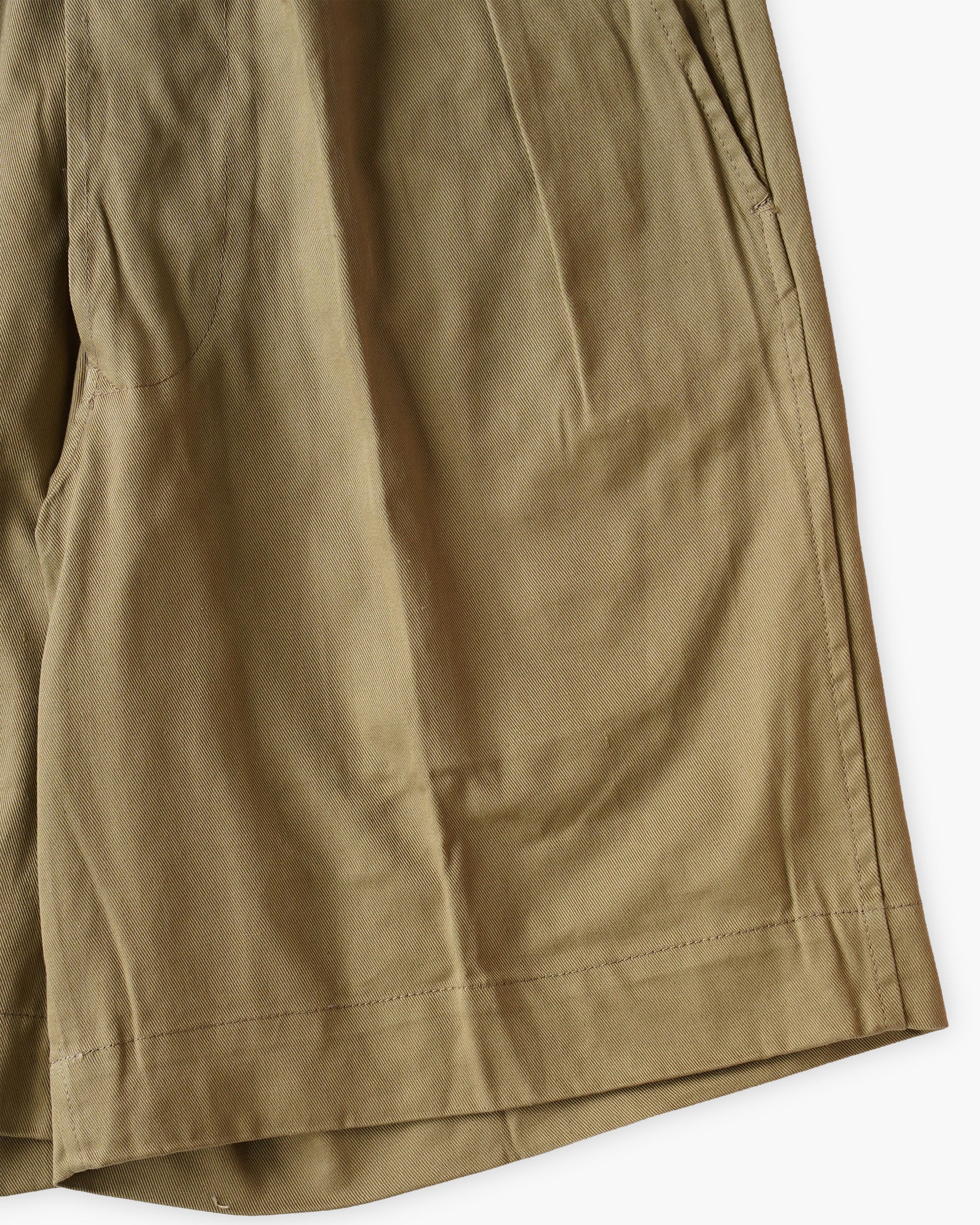 Cotton Gurkha Shorts - Beige
