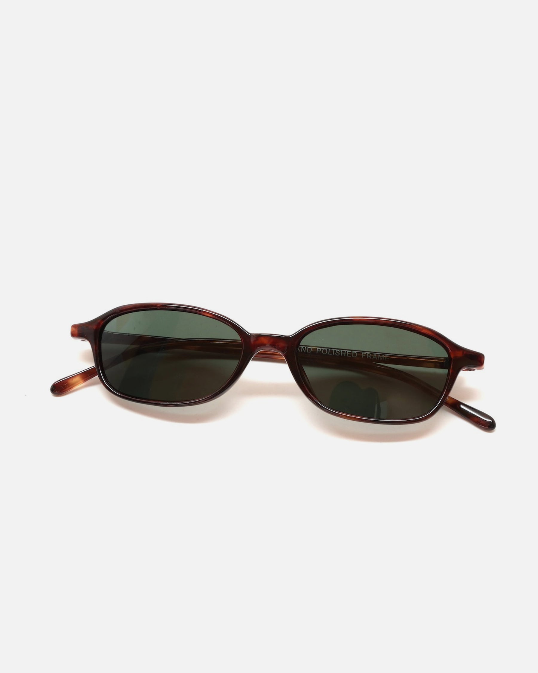 NOS 90s Tortoise Rectangle Frame Sunglasses