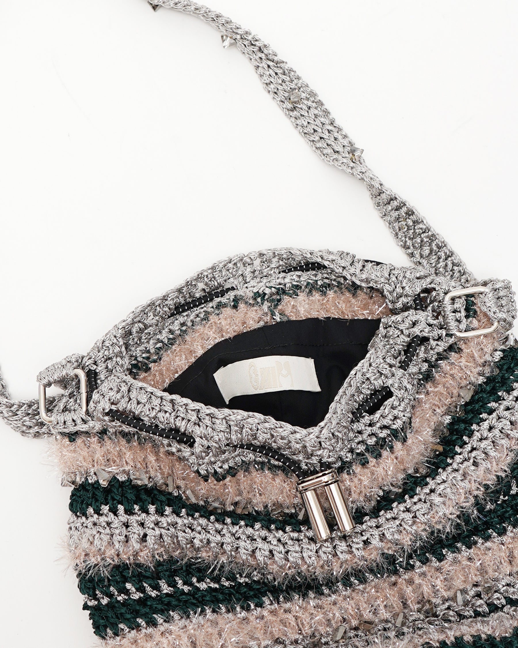 [CMM] Hand Crochet Bag w/Bijou #3