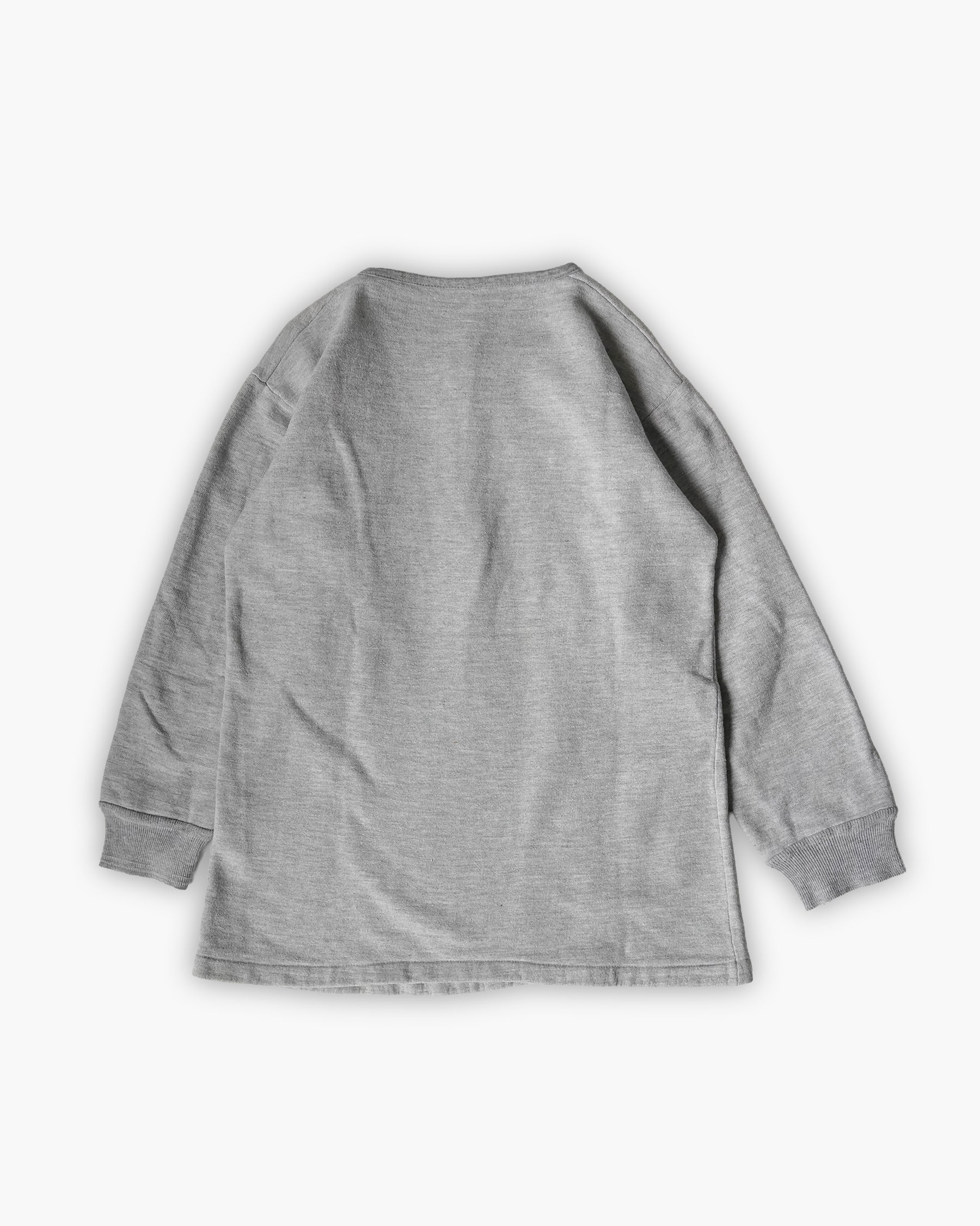 Henley Neck Sweatshirt