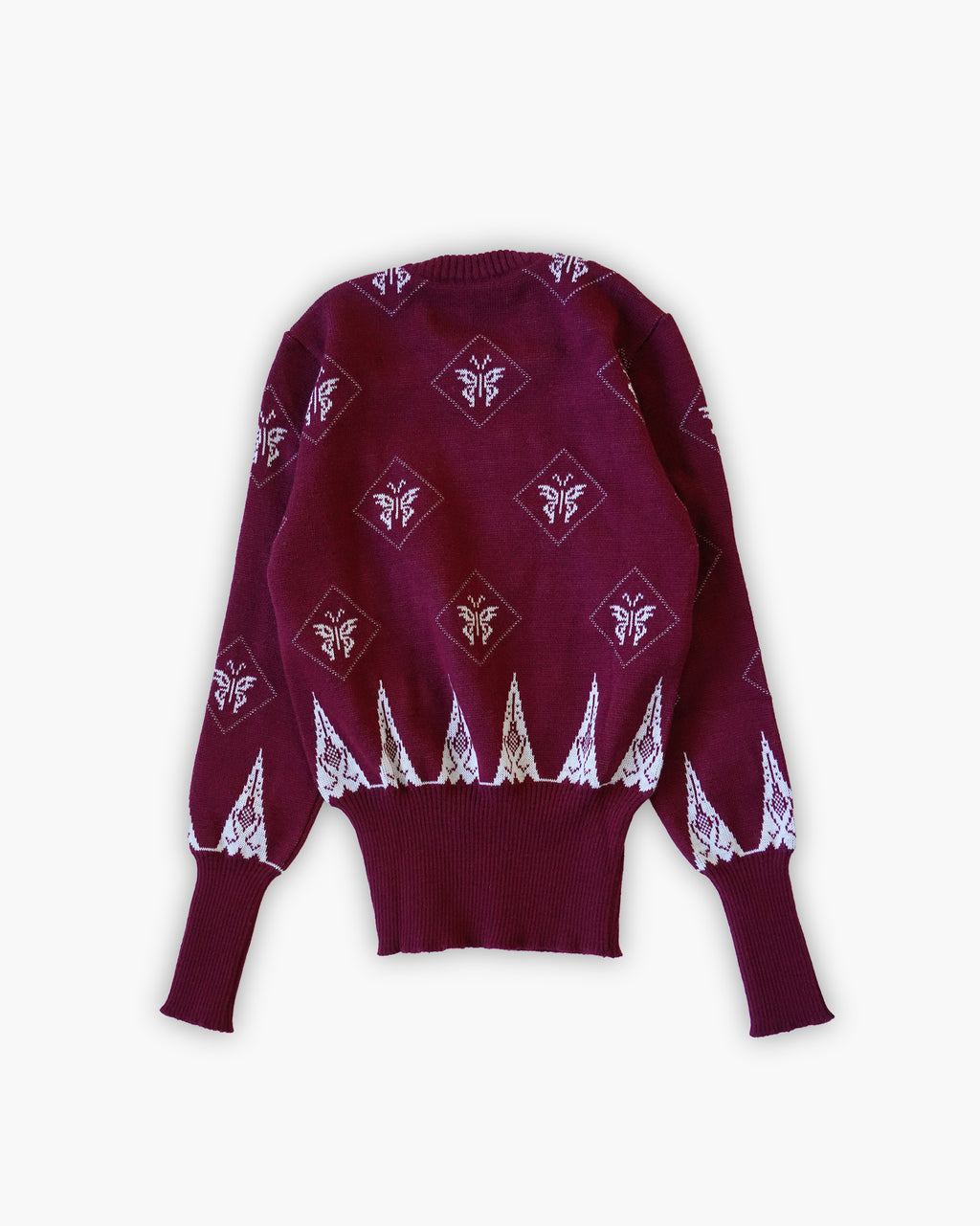 Butterfly Patterned Sweater