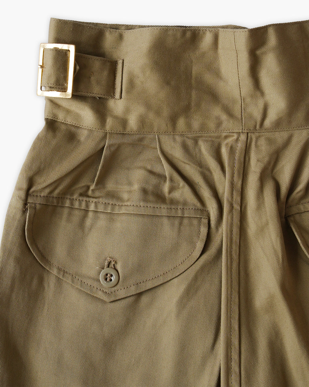 Cotton Gurkha Shorts - Beige