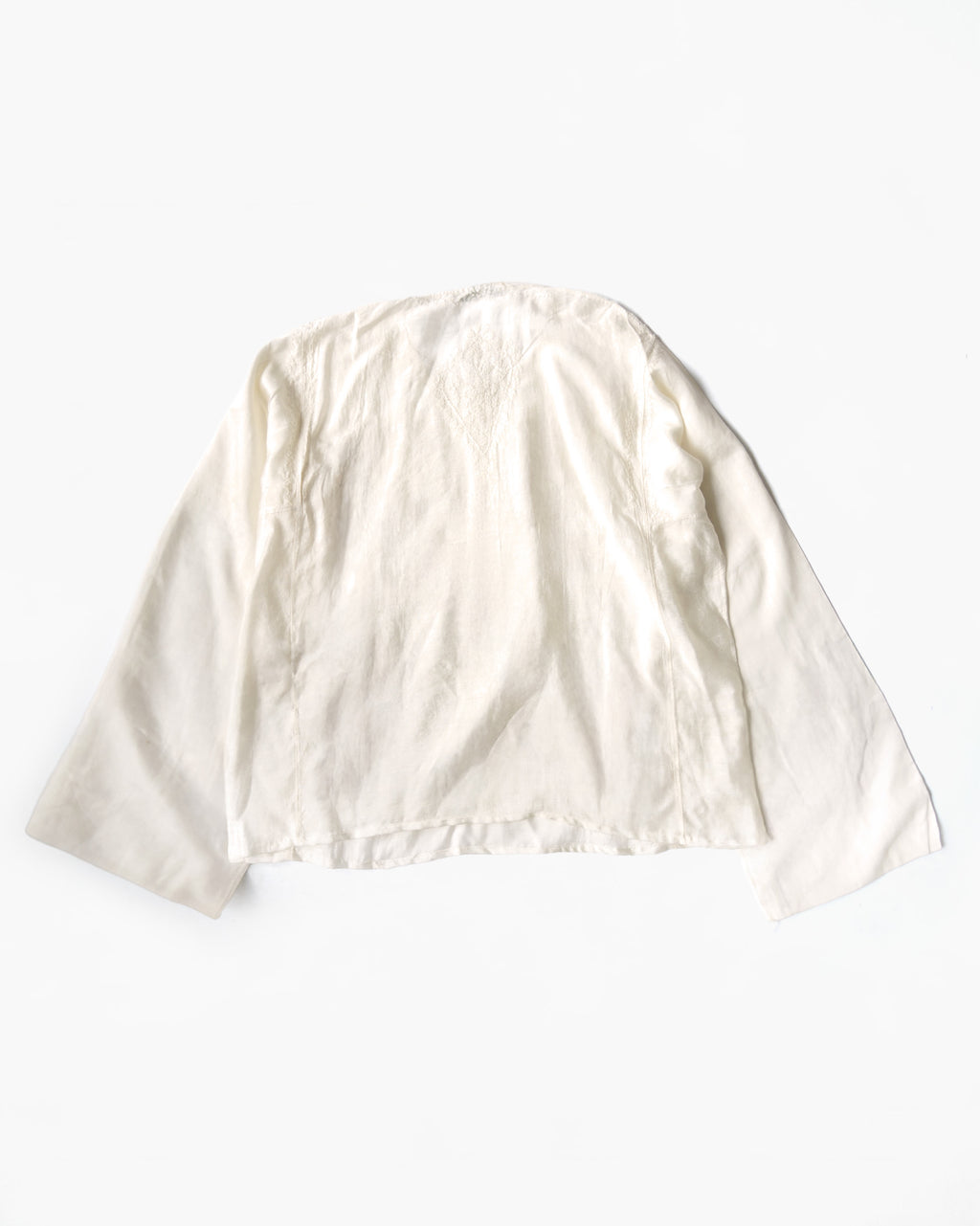 Rayon Embroidered Sheer Shirt