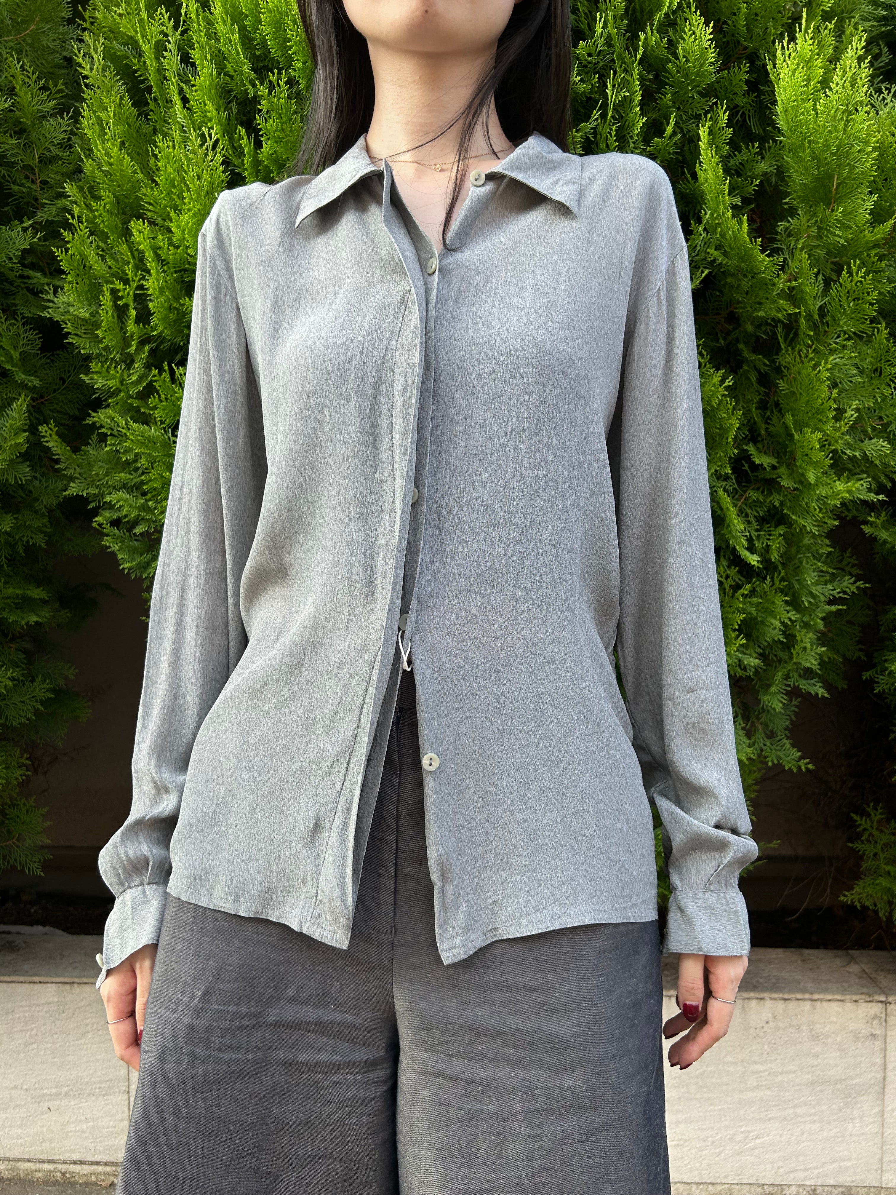 Soft Crepe Long Sleeve Shirt