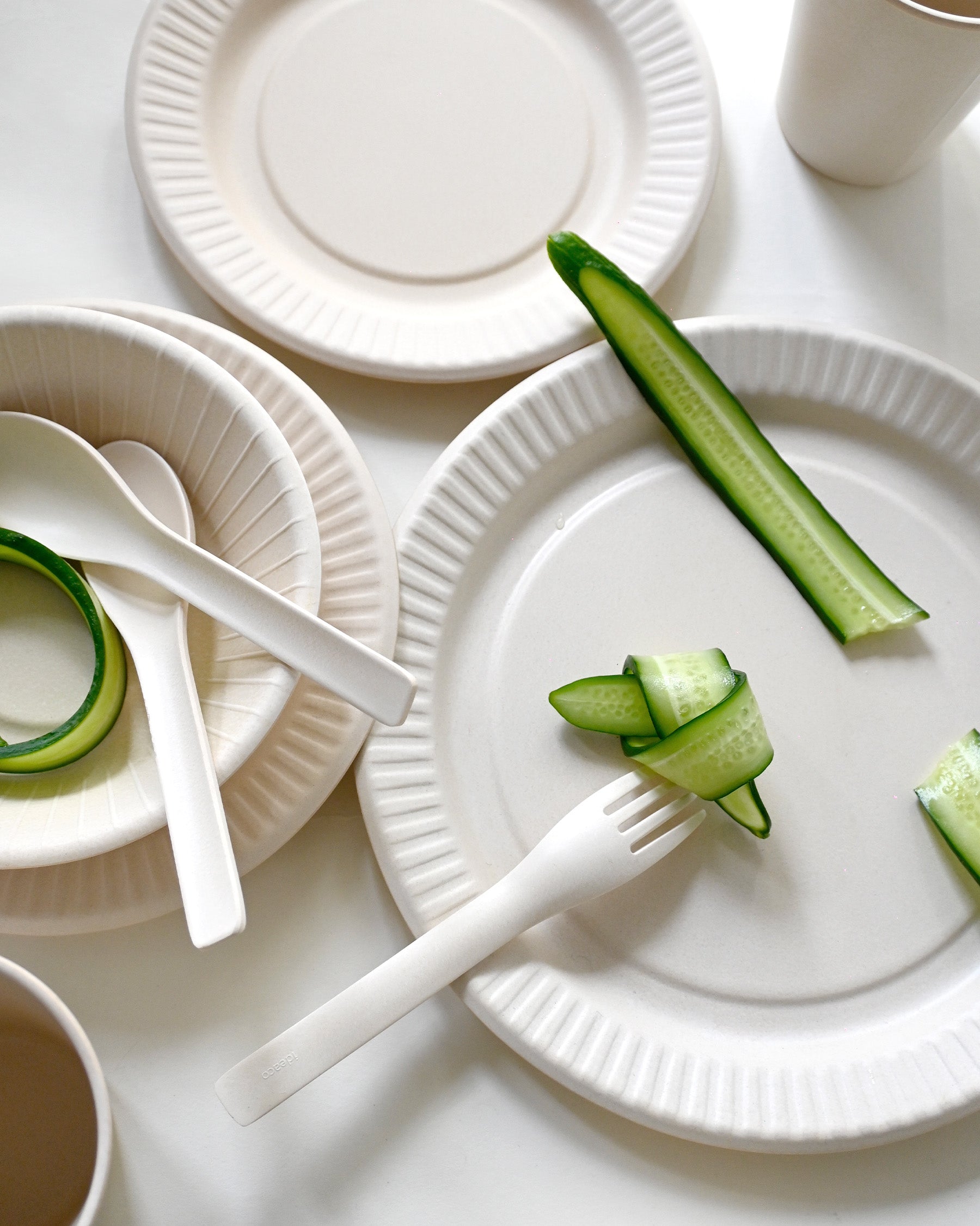 "b fiber" plate25/4pcs - Off White