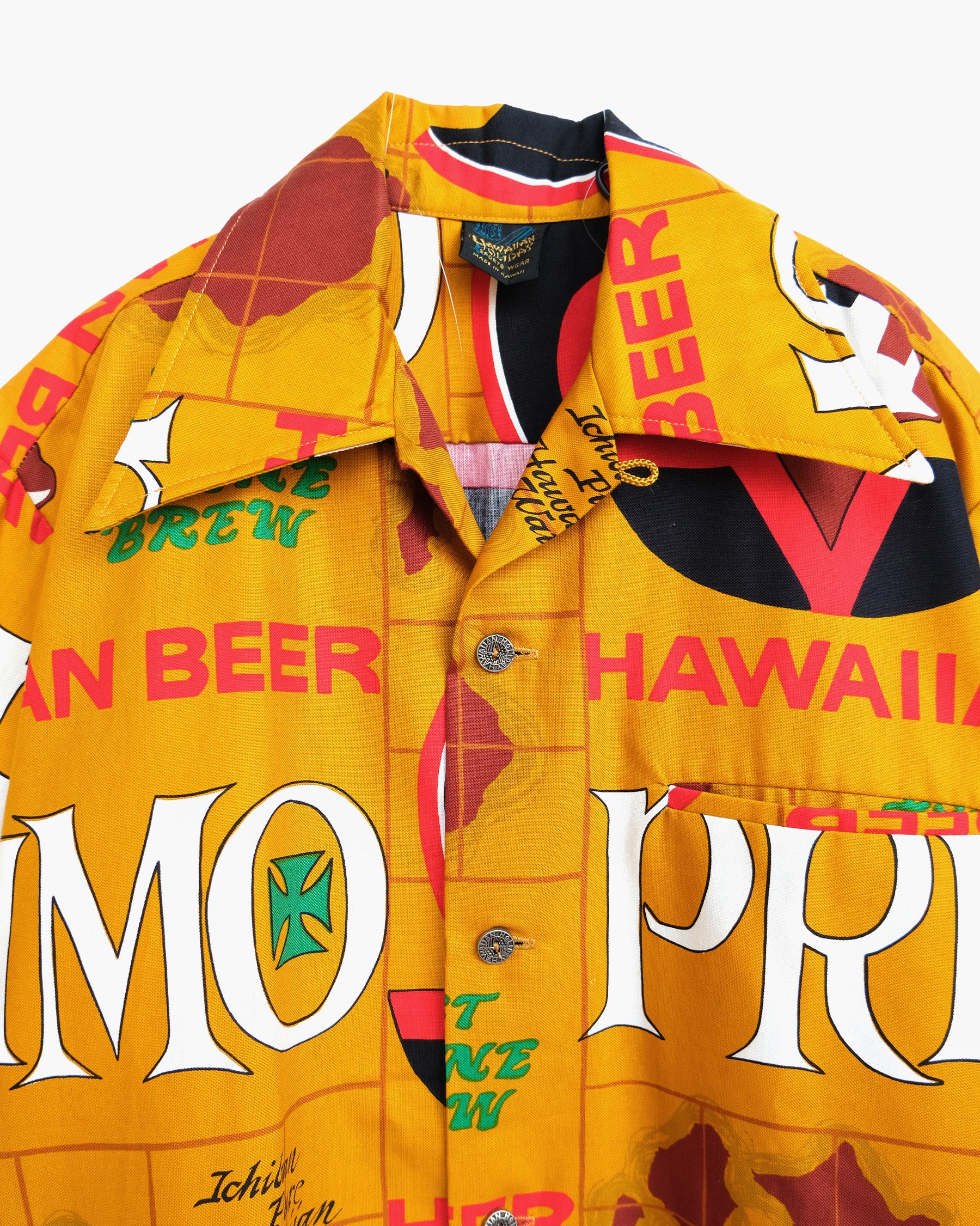 70's Patterned Cotton S/S Shirts