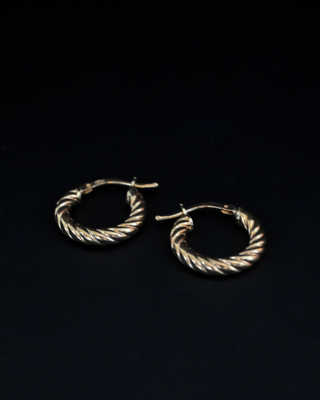 14K Gold Hoops